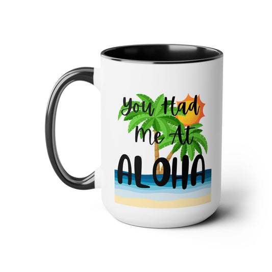 Aloha Coffee Mug, Hawaiian Coffee Mug, Coffee Lover Gift, Gift For Coffee Drinker, Girlfriend Gift, Coffee Drinker Gift, Hawaiian Party Gift