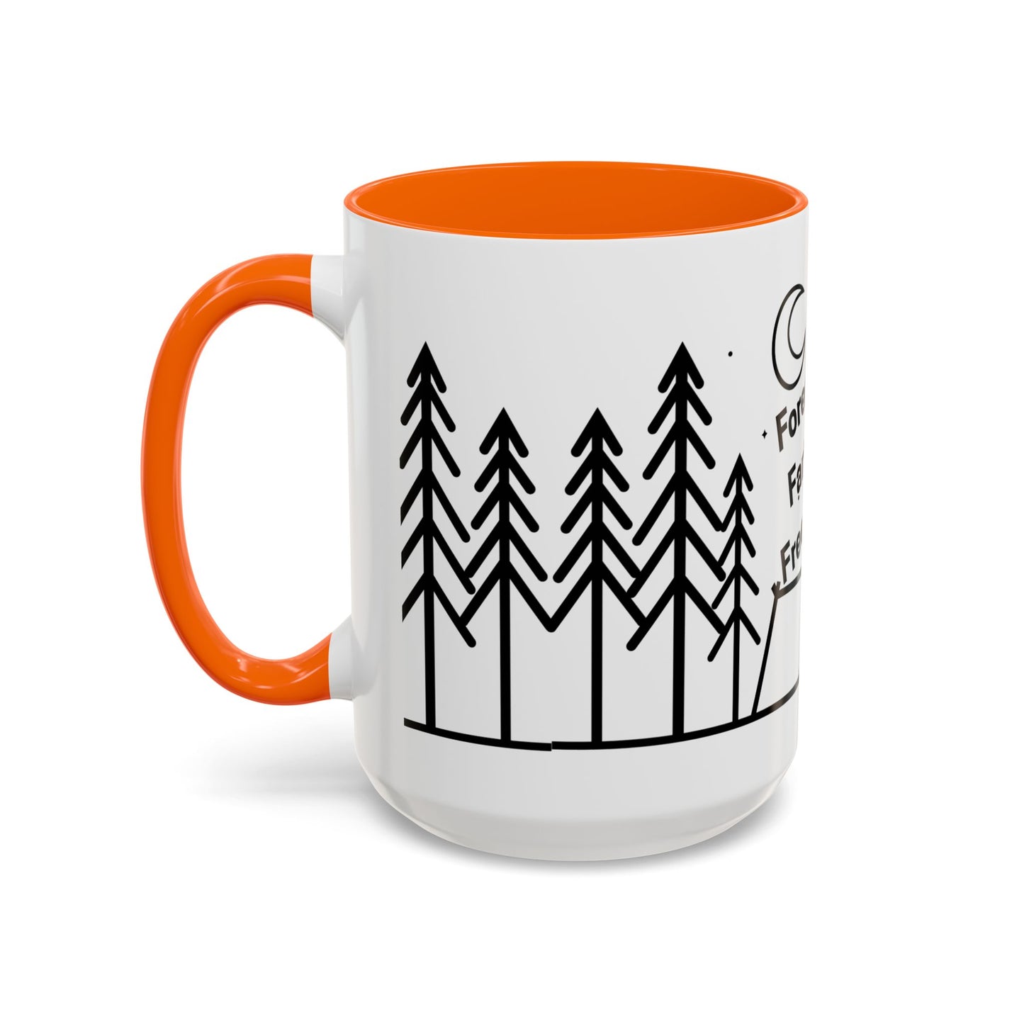 Camping Coffee Mug, Camp Kitchen Mug, Camper Coffee Mug, Forest Farts Freedom Mug, Gift for Camper, Gift for Coffee Lover, RV Lover Gift