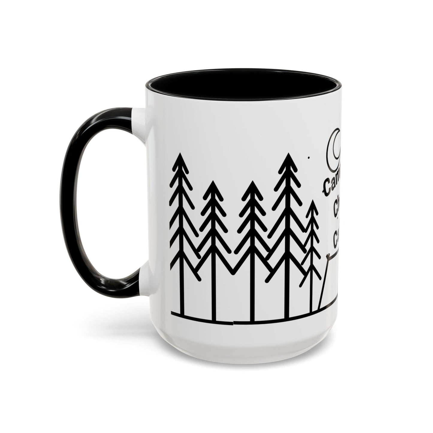 Camping Coffee Mug, Camp Kitchen Mug, Camper Coffee Mug, Camping Chaos Caffeine Mug, Gift for Camper, Gift for Coffee Lover, RV Lover Gift