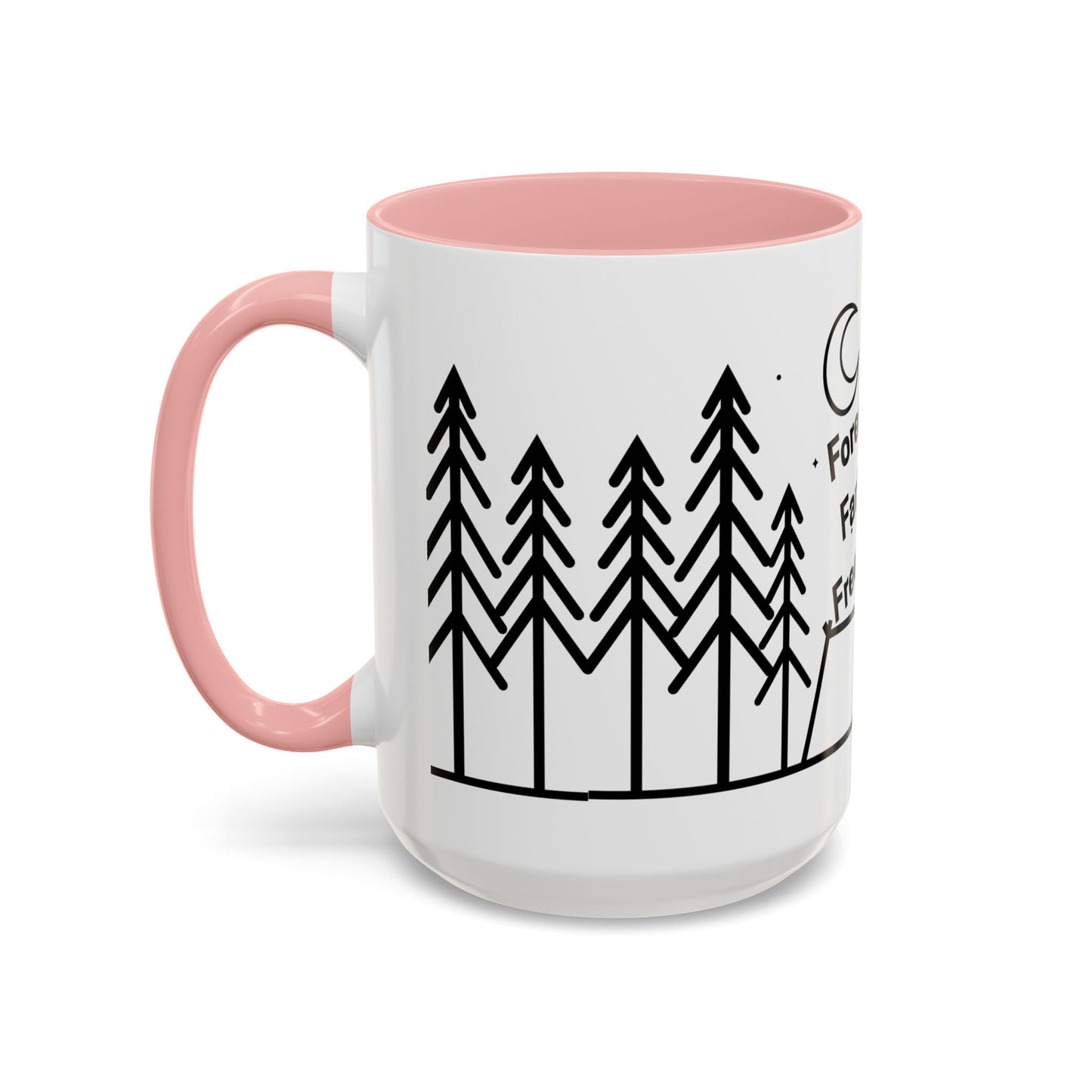 Camping Coffee Mug, Camp Kitchen Mug, Camper Coffee Mug, Forest Farts Freedom Mug, Gift for Camper, Gift for Coffee Lover, RV Lover Gift