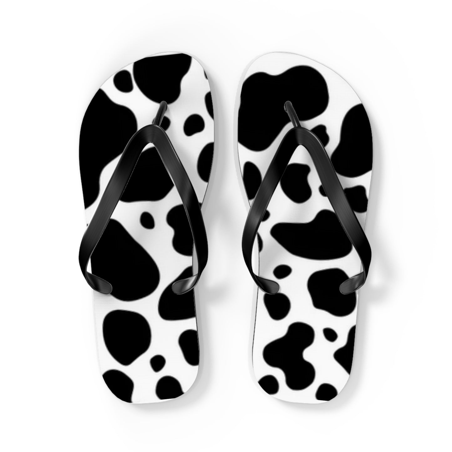 Mens Flip Flops in Dalmatian Print, Fun Sandals for Men, Bachelor Party Flip Flops, Gift for Father, Gift for Dad, Animal Design Sandals