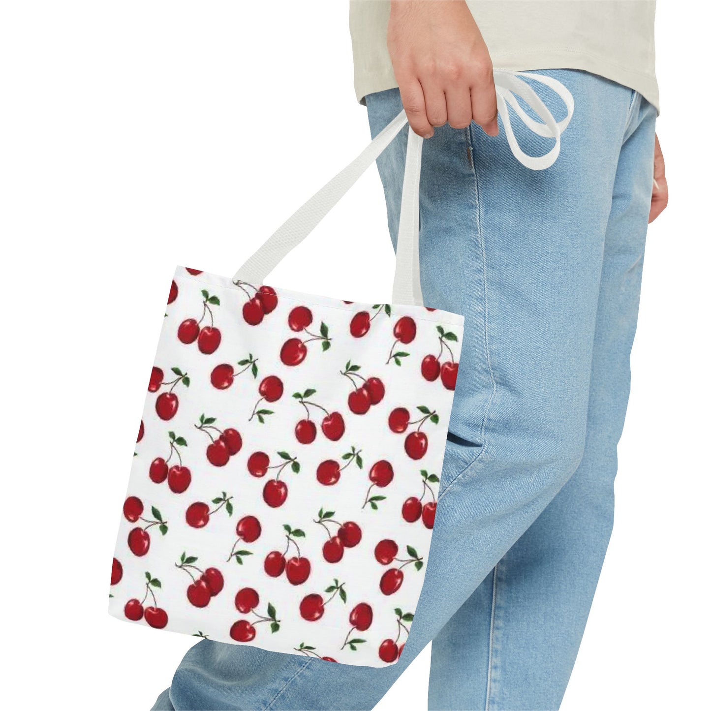 Cherry Tote Bag, Shopping Tote, Grocery Tote Bag, Activity Bag