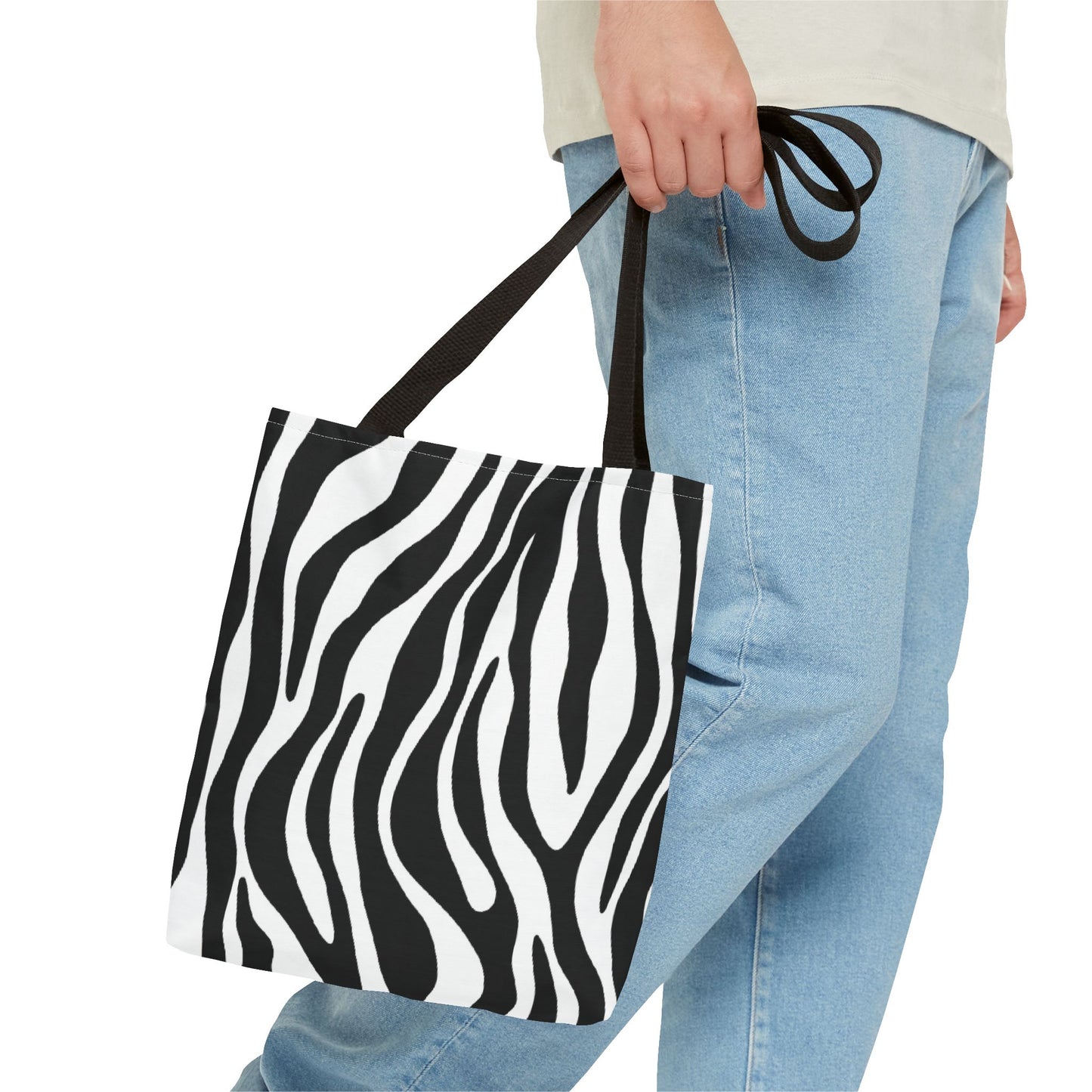 Tote Bag, Zebra Tote Bag, Shopping Tote, Grocery Tote Bag, Activity Bag, Book Bag, Animal Print Tote