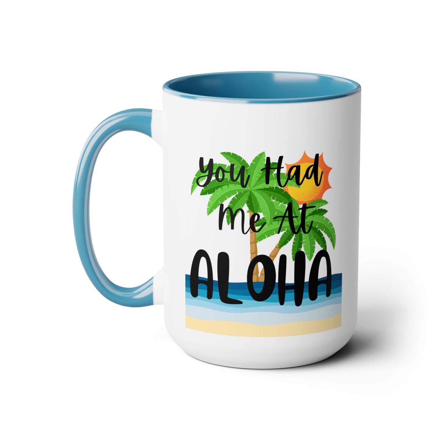 Aloha Coffee Mug, Hawaiian Coffee Mug, Coffee Lover Gift, Gift For Coffee Drinker, Girlfriend Gift, Coffee Drinker Gift, Hawaiian Party Gift