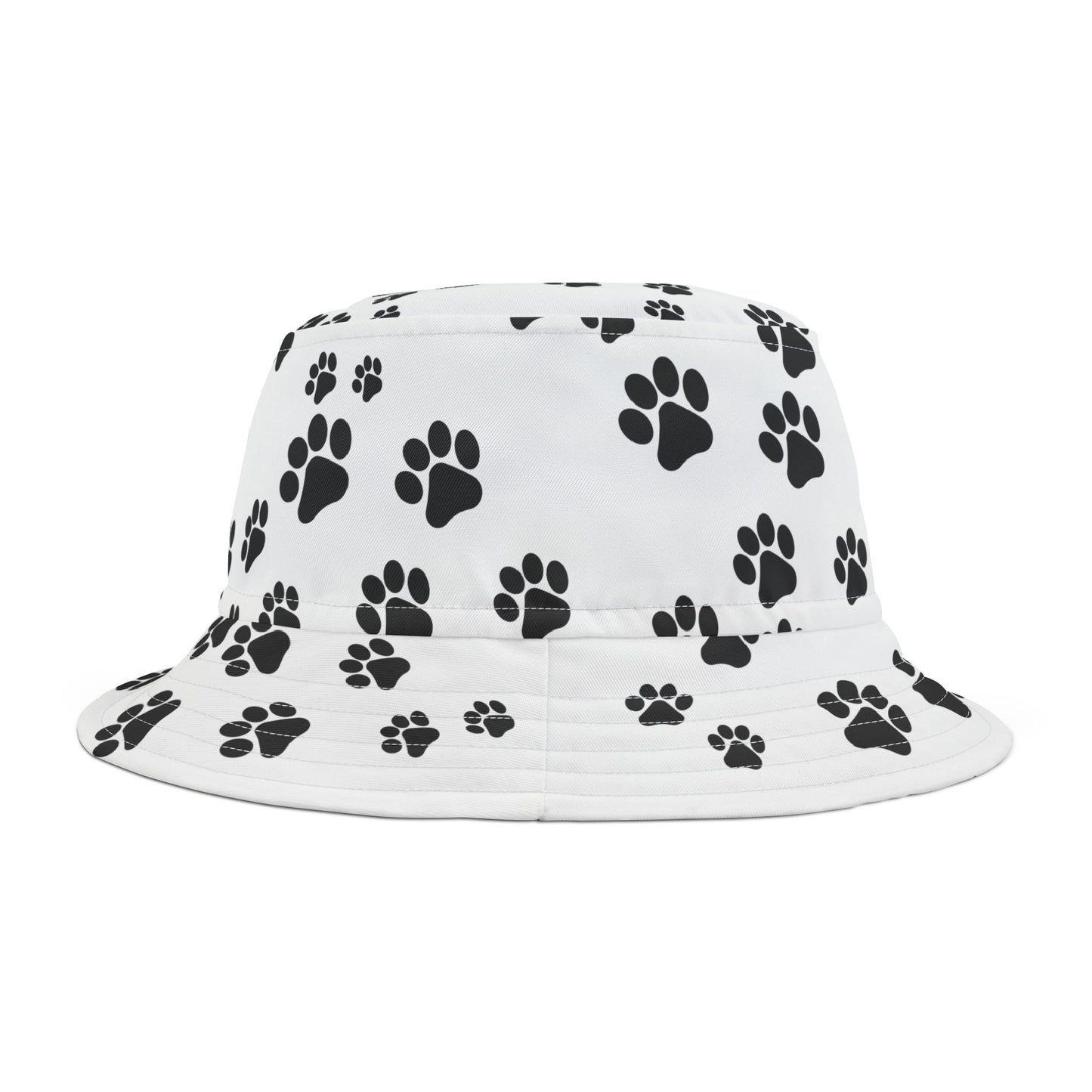 Bucket Hat with Dog Paw Print, Fathers Day Gift for Dad, Dog Lover Gift, Gift For Dog Lover, Fun Bucket Hat, Personalized Sun Hat, Beach Hat