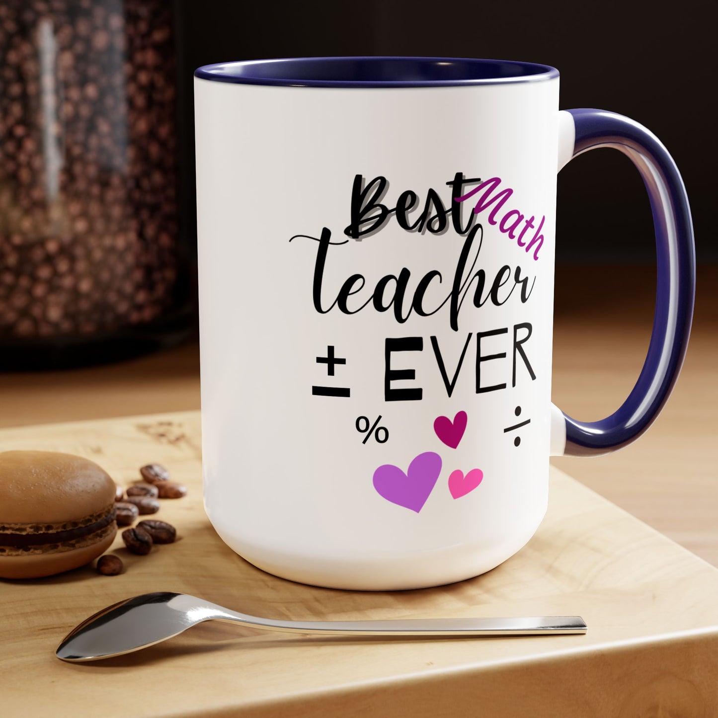 Personalized Teacher Coffee Mug, Coffee Mug, Coffee Lover Gift, Gift For Math Teacher, Graduation Gift For Teacher, Best Math Teacher Gift For Appreciation, PTA Gift Mug for Teacher