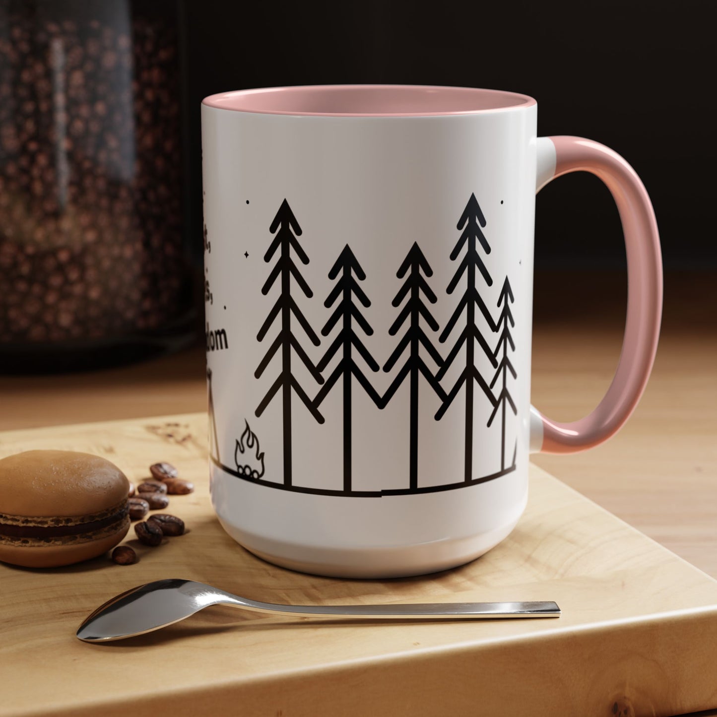 Camping Coffee Mug, Camp Kitchen Mug, Camper Coffee Mug, Forest Farts Freedom Mug, Gift for Camper, Gift for Coffee Lover, RV Lover Gift