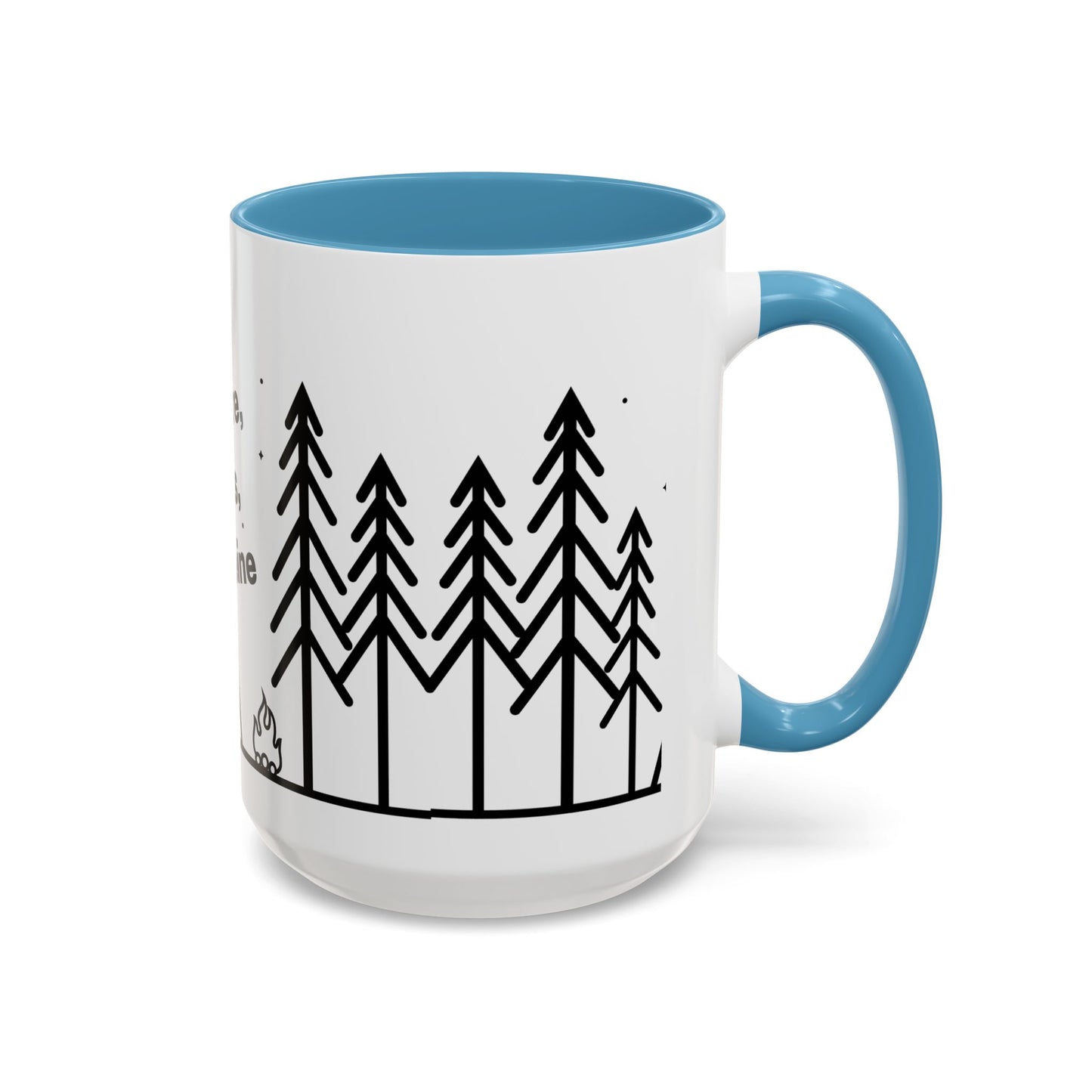 Camping Coffee Mug, Camp Kitchen Mug, Camper Coffee Mug, Camping Chaos Caffeine Mug, Gift for Camper, Gift for Coffee Lover, RV Lover Gift