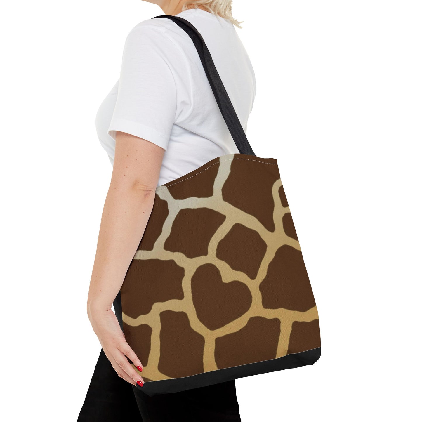 Grocery Tote Bag, Giraffe Tote Bag, Shopping Tote, Grocery Bag, Activity Bag, Book Bag, Book Tote, Canvas Bag, Animal Print Tote Bag