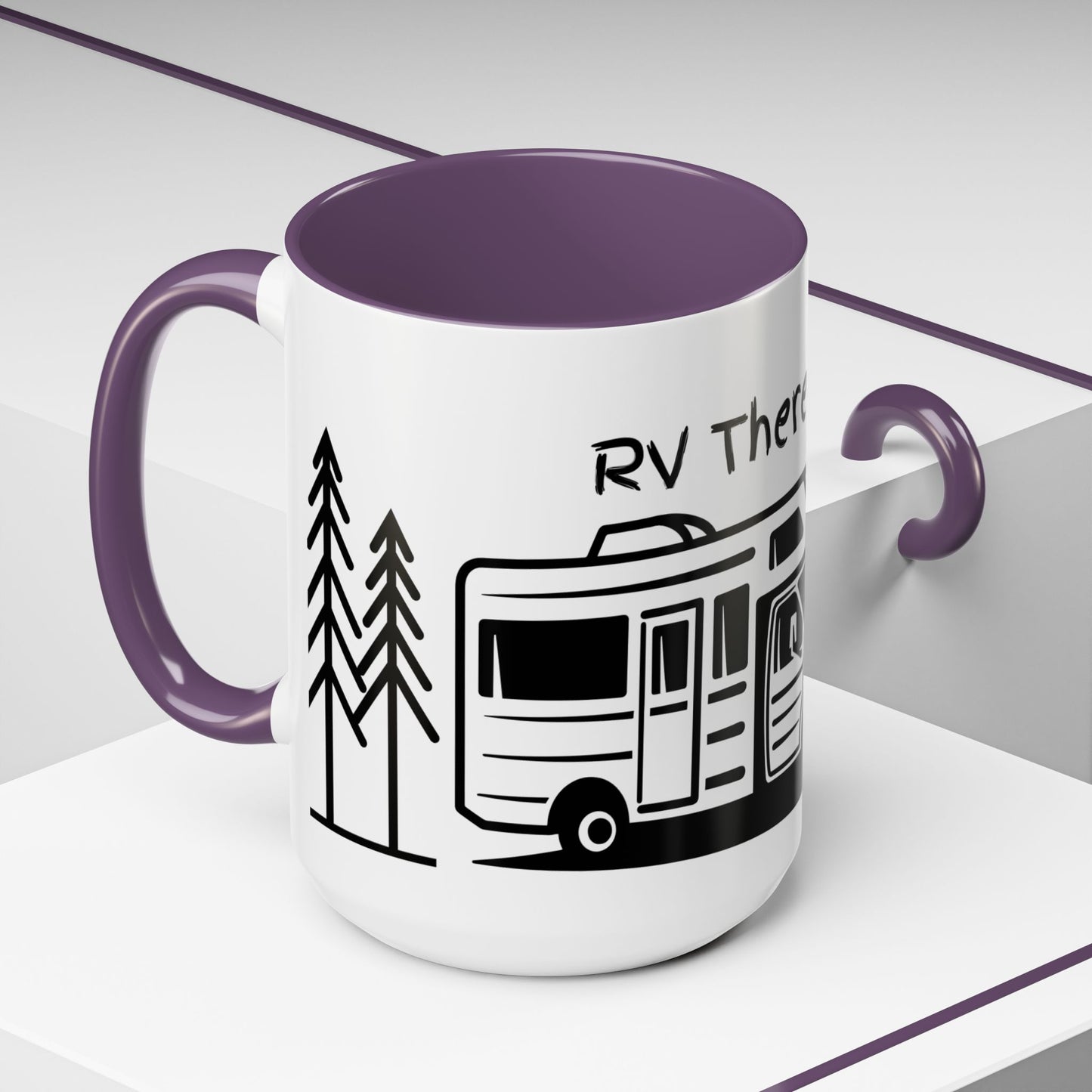 Camper Coffee Mug, Camping Coffee Mug, Camp Kitchen Mug, RV There Yet Mug, Gift for Camper, Gift for RV Lover Gift, RV Gift Idea