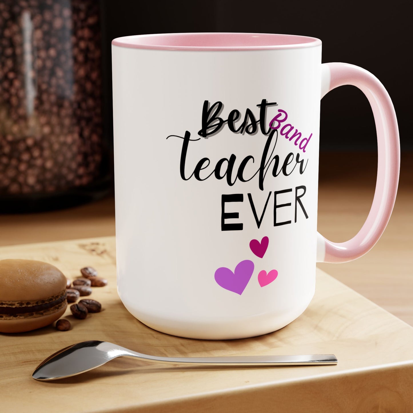 Personalized Teacher Coffee Mug, Coffee Mug, Coffee Lover Gift, Gift For Band Teacher, Graduation Gift For Teacher, Best Band Teacher Gift For Appreciation, PTA Gift Mug for Teacher