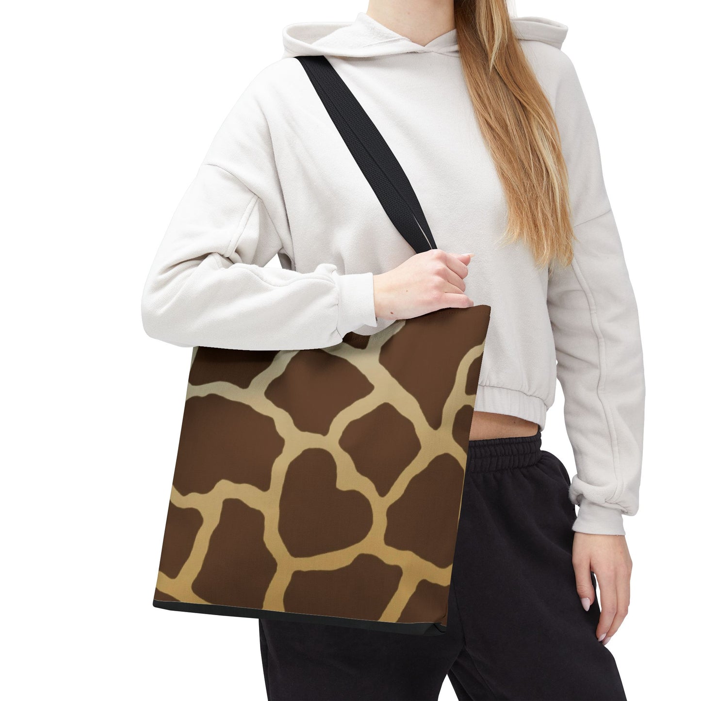 Grocery Tote Bag, Giraffe Tote Bag, Shopping Tote, Grocery Bag, Activity Bag, Book Bag, Book Tote, Canvas Bag, Animal Print Tote Bag