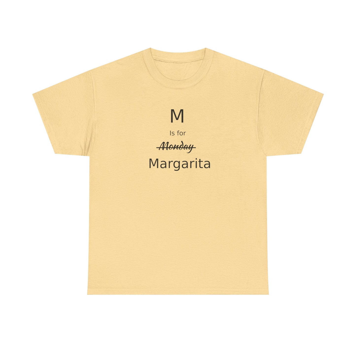Margarita Drinker Gift, M is for Margarita Cotton Tee, Drink Lover's Gift, Woman's T Shirt, T Shirt for Men, T Shirt for Women, Men's Tee, Funny T Shirt