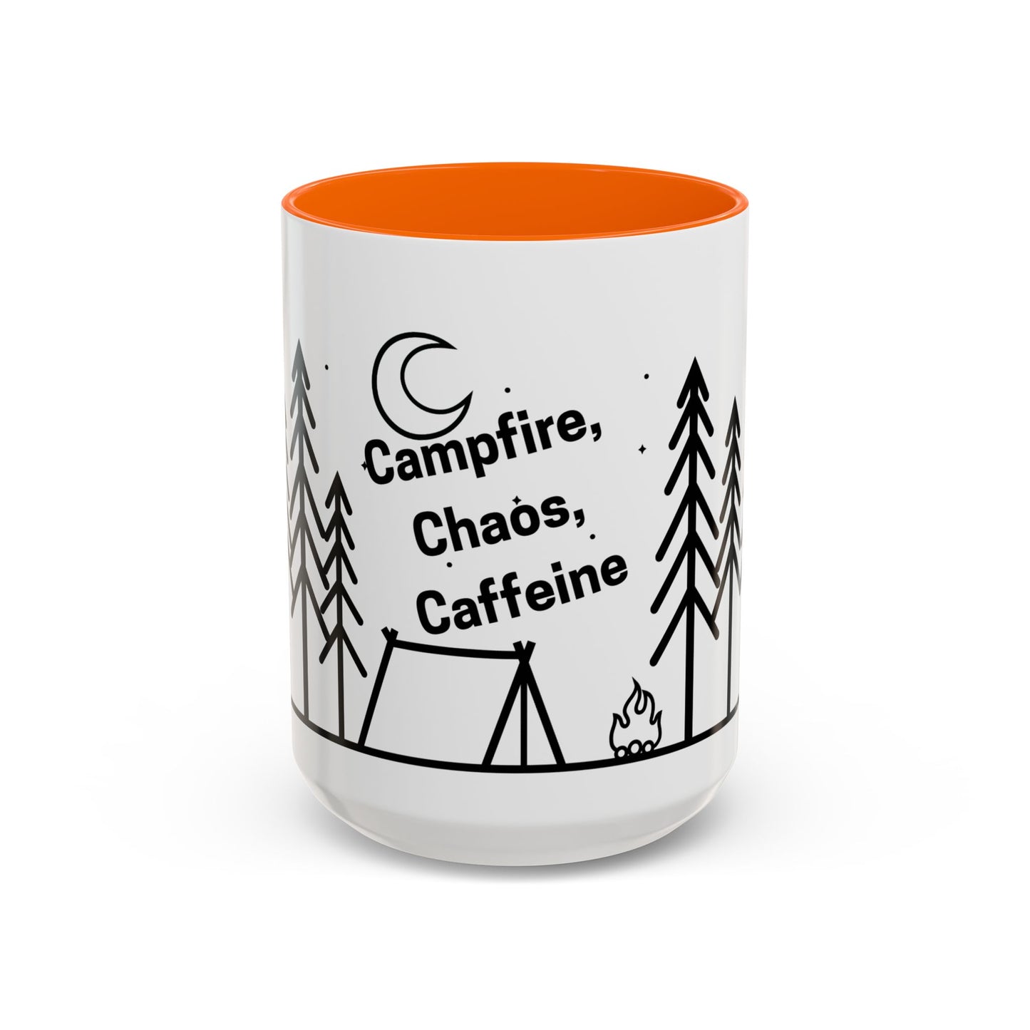 Camping Coffee Mug, Camp Kitchen Mug, Camper Coffee Mug, Camping Chaos Caffeine Mug, Gift for Camper, Gift for Coffee Lover, RV Lover Gift