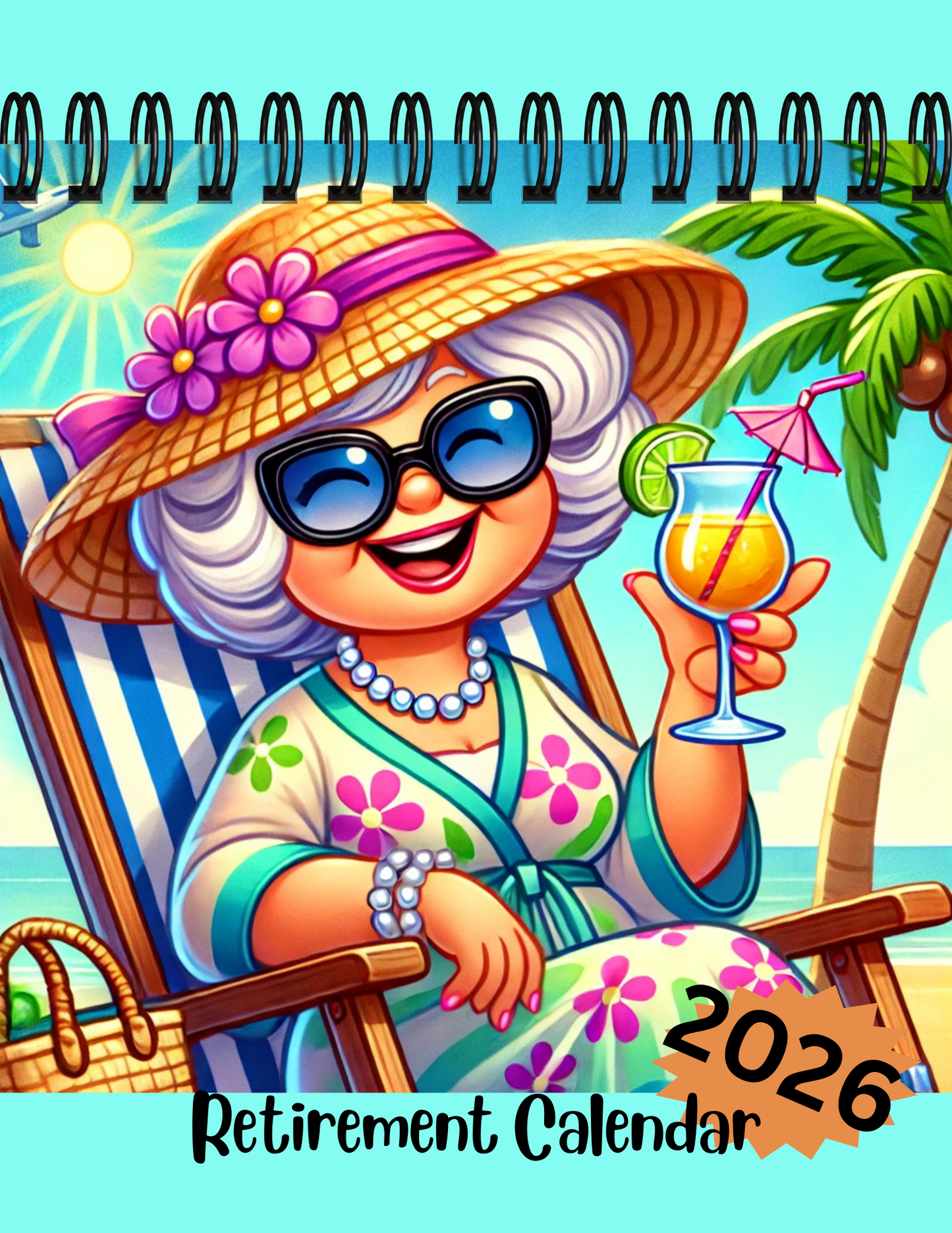 Retirement Gift For Woman, Retirement Calendar For Retiree Gift, 2026 Monthly Planner, Funny Retirement Wall Calendar, Wall Decor, 2026 Monthly Calendar