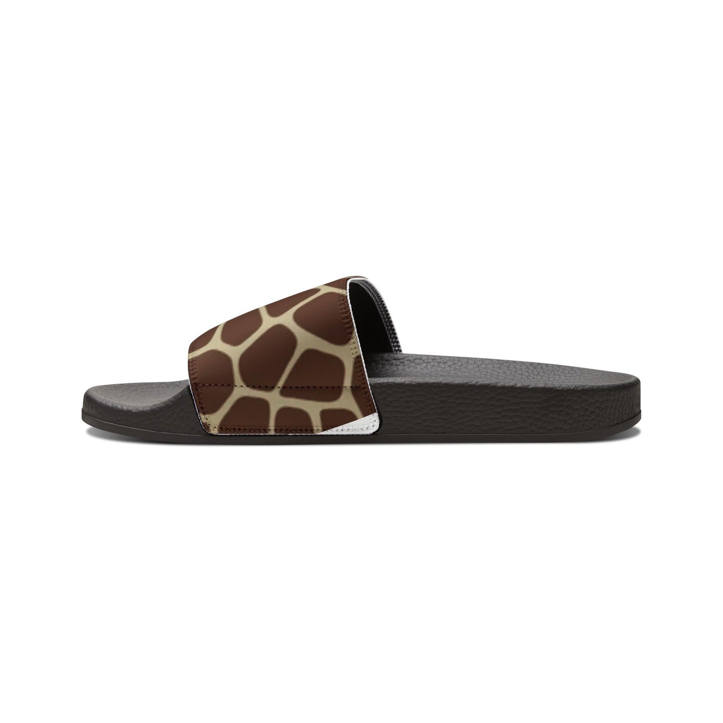 Classy Sandals for Special Occasion, Giraffe Womens Slide Sandals, 8 Sizes, Beach Footwear, Casual Footwear, Animal Print Sandals