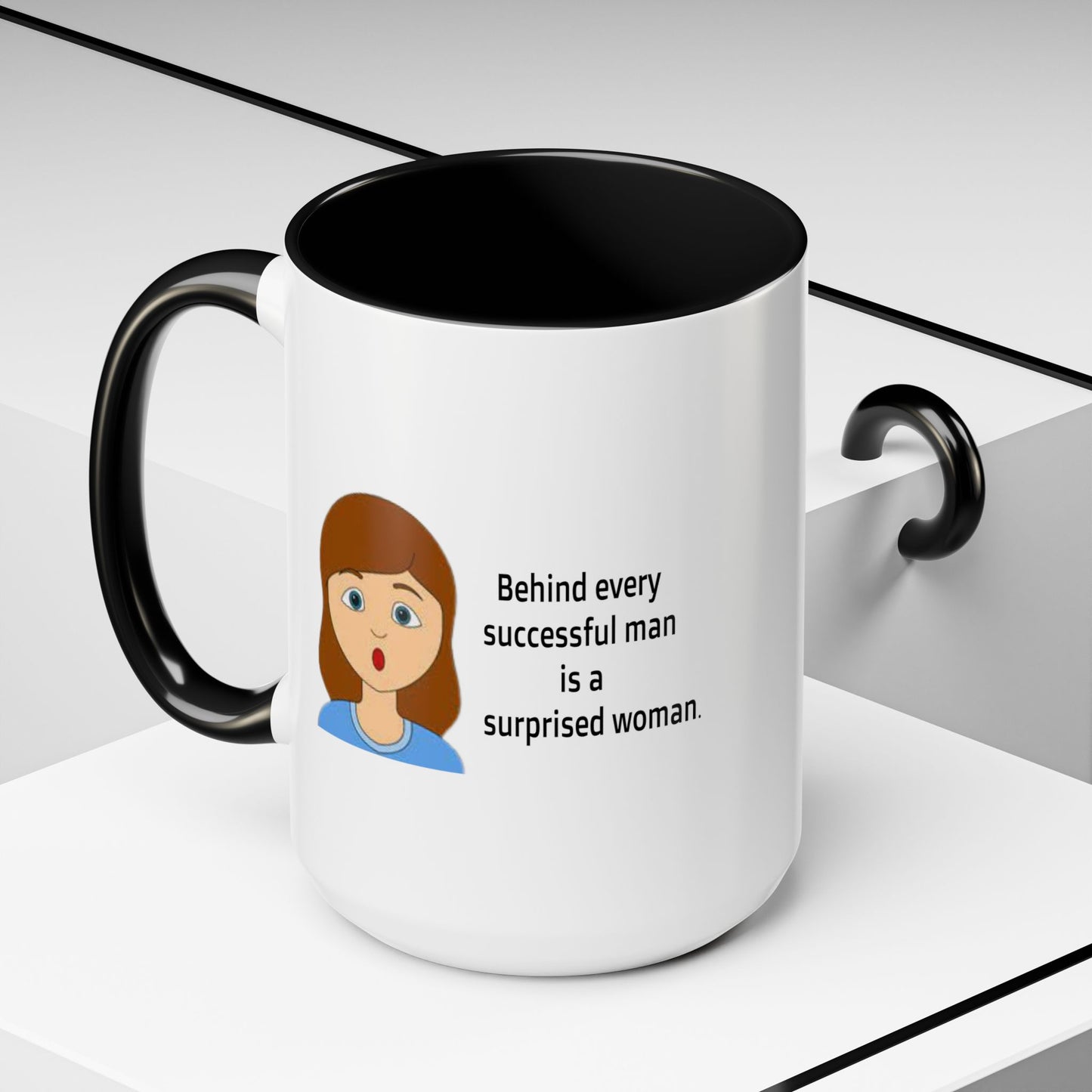 Sarcastic Coffee Mug, Surprised Woman Coffee Mug, Girlfriend Gift for Woman, Funny Coffee Mug, Sarcastic Cup, Coffee Lover Gift For Coffee Drinker