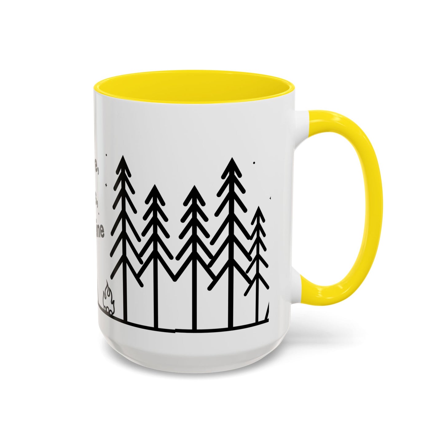 Camping Coffee Mug, Camp Kitchen Mug, Camper Coffee Mug, Camping Chaos Caffeine Mug, Gift for Camper, Gift for Coffee Lover, RV Lover Gift