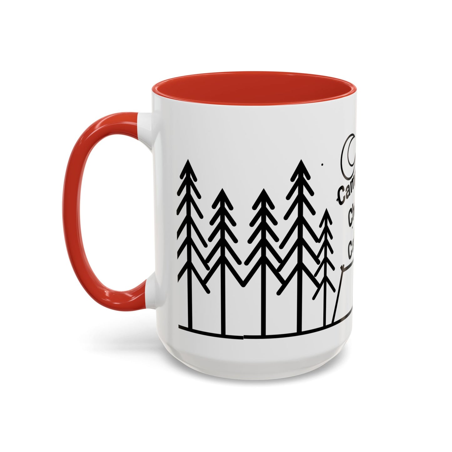Camping Coffee Mug, Camp Kitchen Mug, Camper Coffee Mug, Camping Chaos Caffeine Mug, Gift for Camper, Gift for Coffee Lover, RV Lover Gift