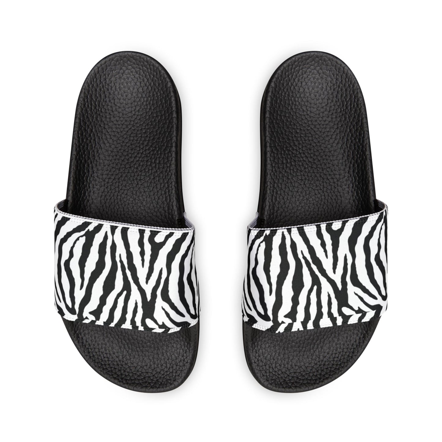 Animal Print Sandals, Zebra Womens Slide Sandals, 8 sizes, Beachwear, Special Occasion Footwear, Bachelorette Party Sandals, Womens Slides, Resort Wear