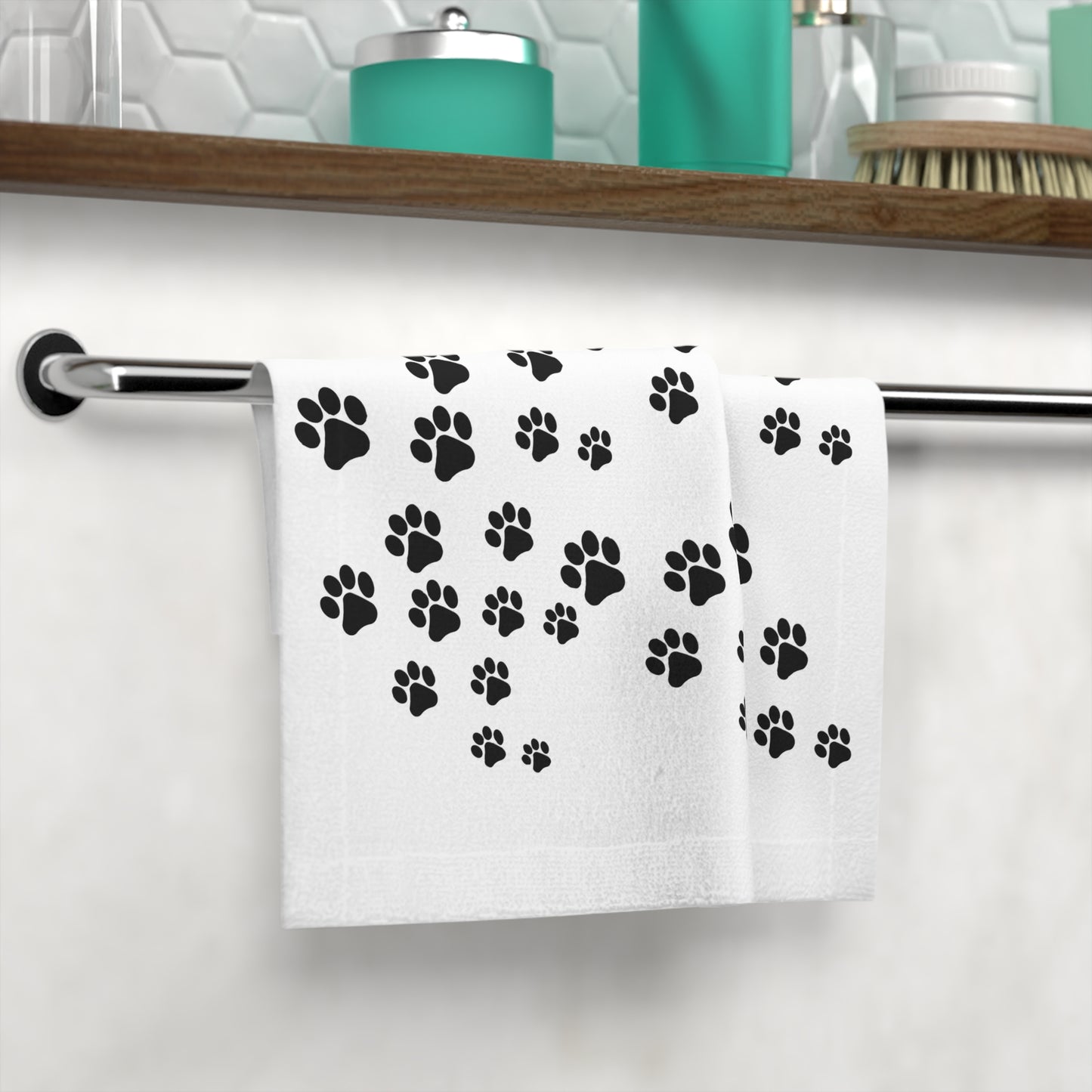 Burp Cloth, Baby Shower Gift, Dog Paws Burp Cloths, Gift for New Mom, Soft Burp Rag for Baby, Gift for Baby Shower, New Mom Gift