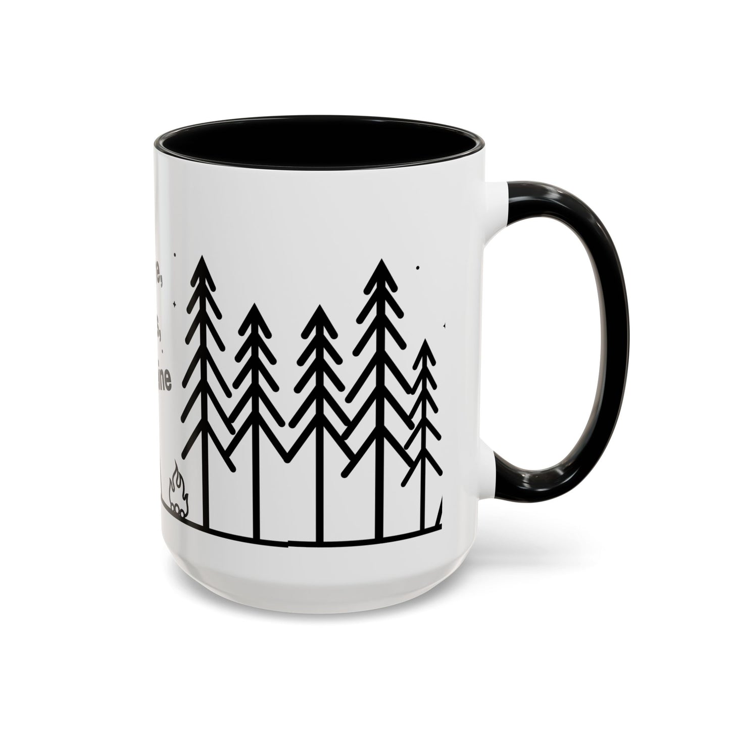 Camping Coffee Mug, Camp Kitchen Mug, Camper Coffee Mug, Camping Chaos Caffeine Mug, Gift for Camper, Gift for Coffee Lover, RV Lover Gift