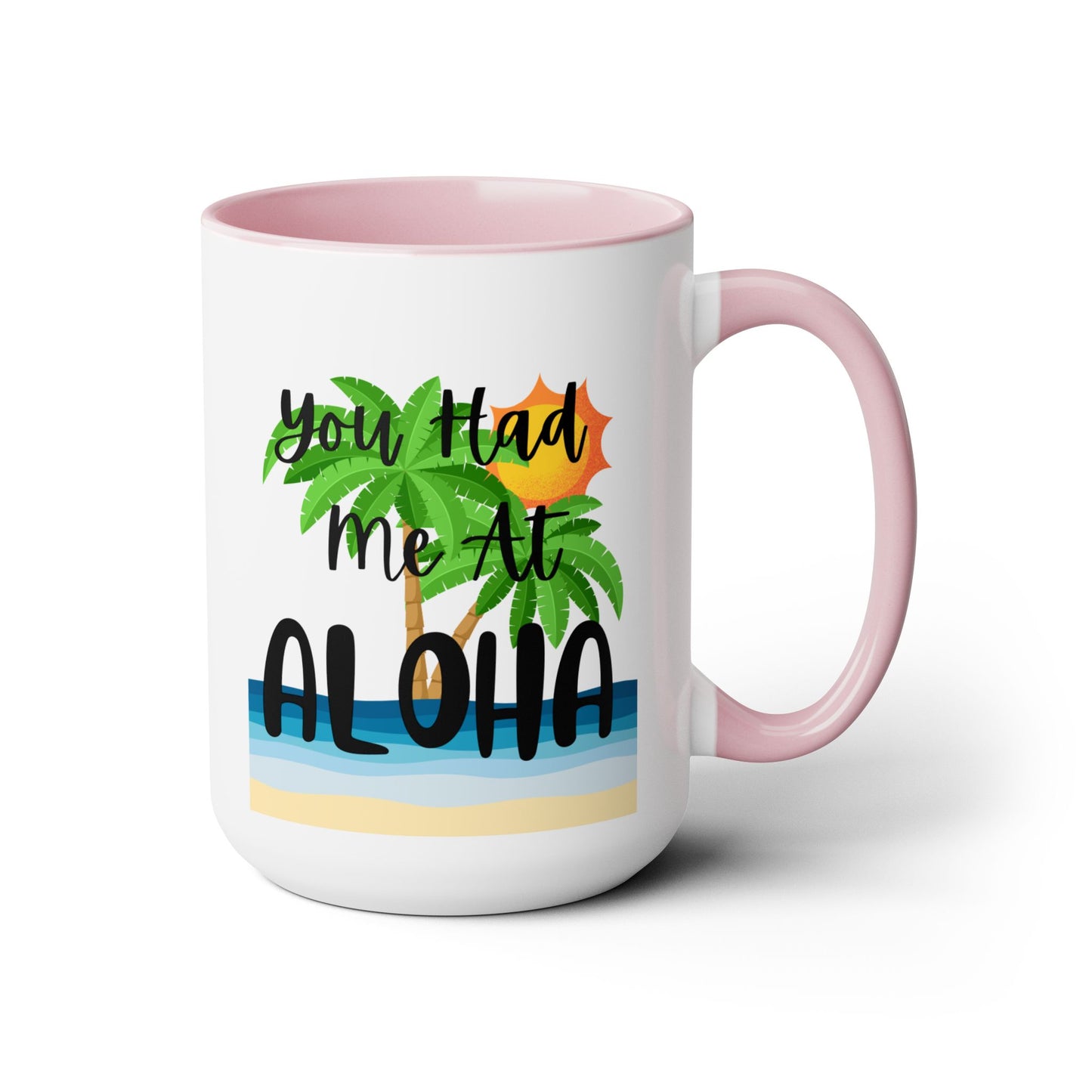 Aloha Coffee Mug, Hawaiian Coffee Mug, Coffee Lover Gift, Gift For Coffee Drinker, Girlfriend Gift, Coffee Drinker Gift, Hawaiian Party Gift