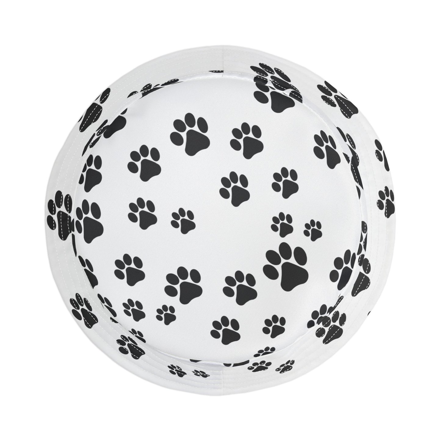 Bucket Hat with Dog Paw Print, Fathers Day Gift for Dad, Dog Lover Gift, Gift For Dog Lover, Fun Bucket Hat, Personalized Sun Hat, Beach Hat