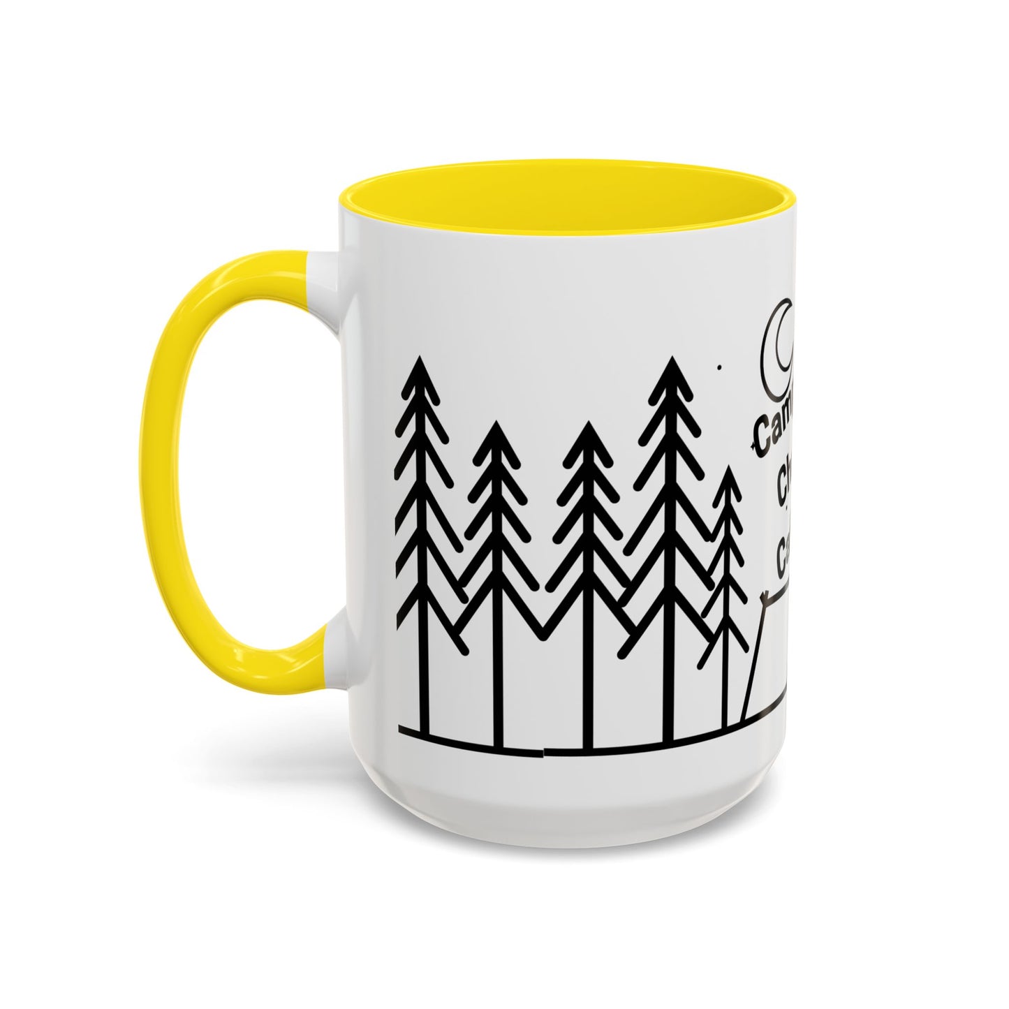 Camping Coffee Mug, Camp Kitchen Mug, Camper Coffee Mug, Camping Chaos Caffeine Mug, Gift for Camper, Gift for Coffee Lover, RV Lover Gift