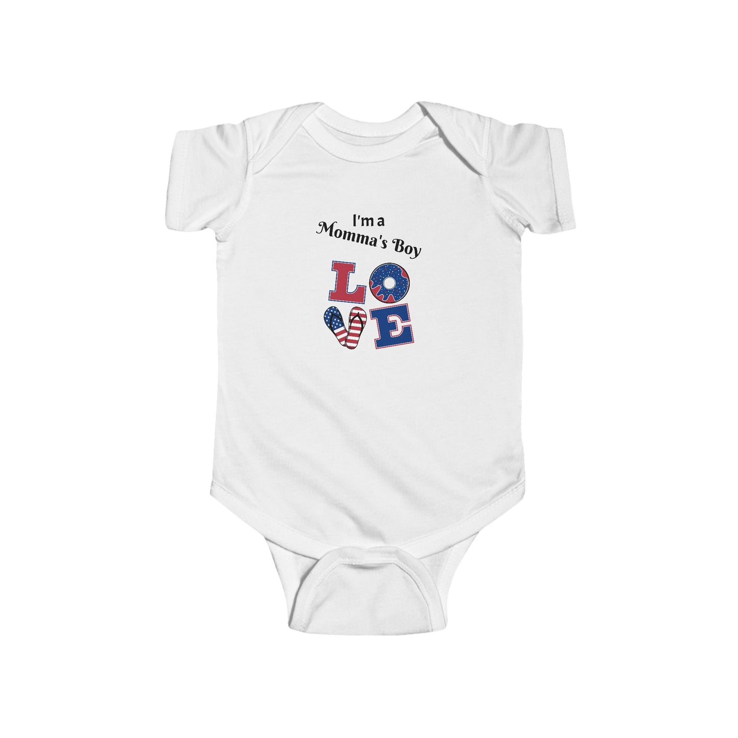 Momma's Boy infant Bodysuit, Funny Infant Onesie, Baby Clothing, Baby Shower Gift for Mom, Baby Clothes, White Toddler Onesie, 6-24M