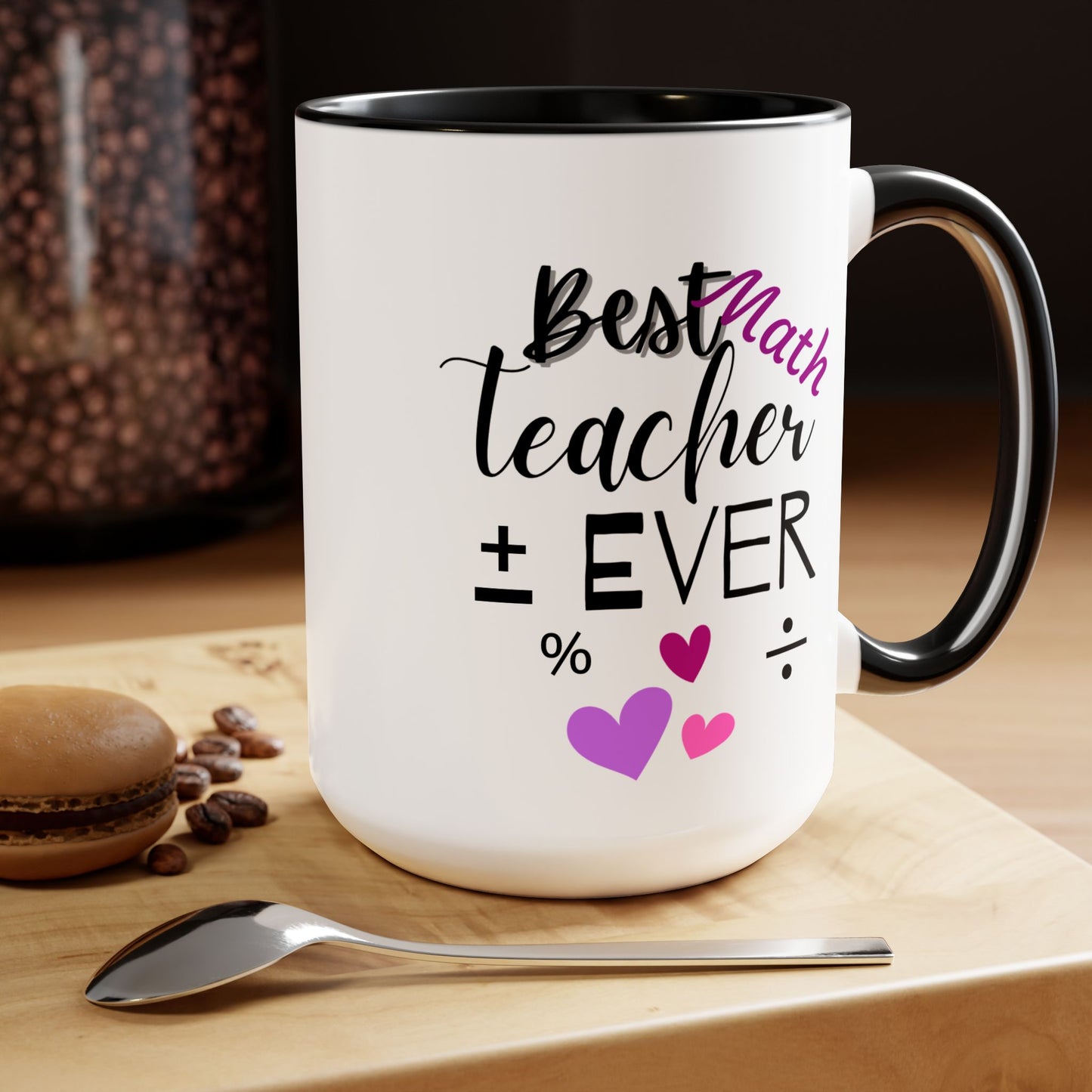 Personalized Teacher Coffee Mug, Coffee Mug, Coffee Lover Gift, Gift For Math Teacher, Graduation Gift For Teacher, Best Math Teacher Gift For Appreciation, PTA Gift Mug for Teacher