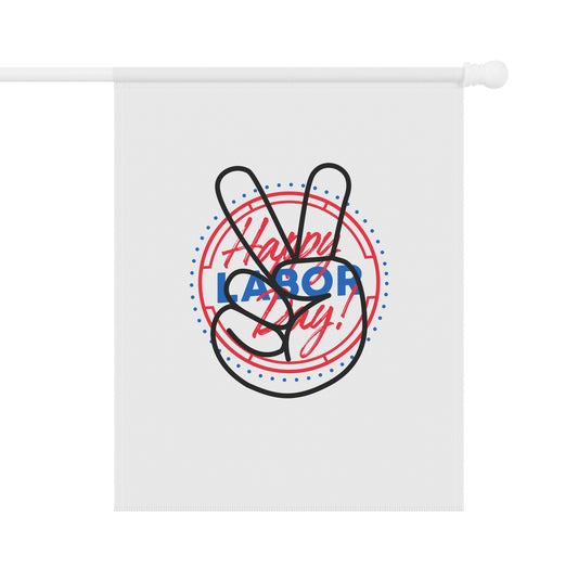 Labor Day Flag, Labor Day House Banner, Labor Day Garden Flag, Peace Flag, Patriotic Peace Flag, Labor Day Banner
