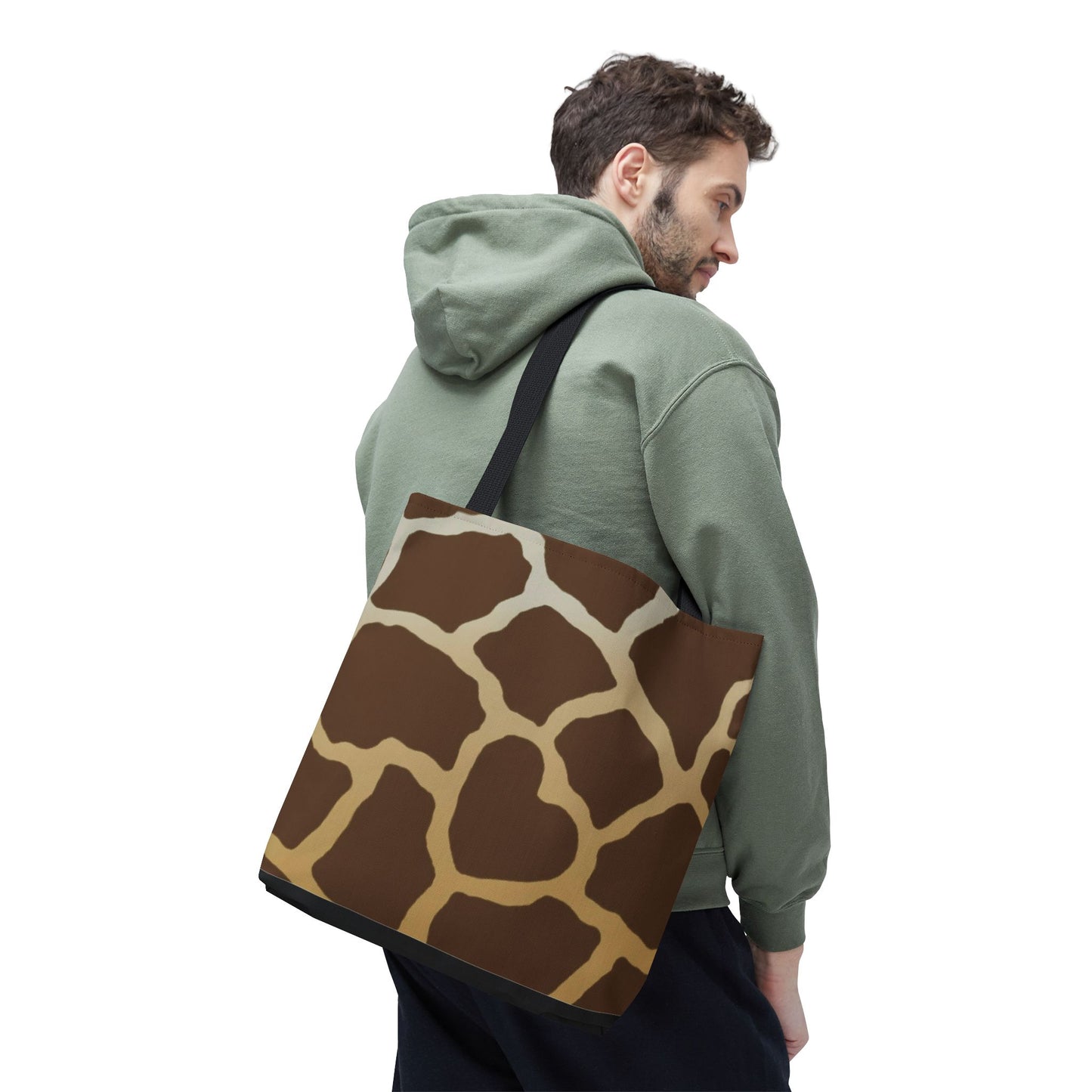 Grocery Tote Bag, Giraffe Tote Bag, Shopping Tote, Grocery Bag, Activity Bag, Book Bag, Book Tote, Canvas Bag, Animal Print Tote Bag