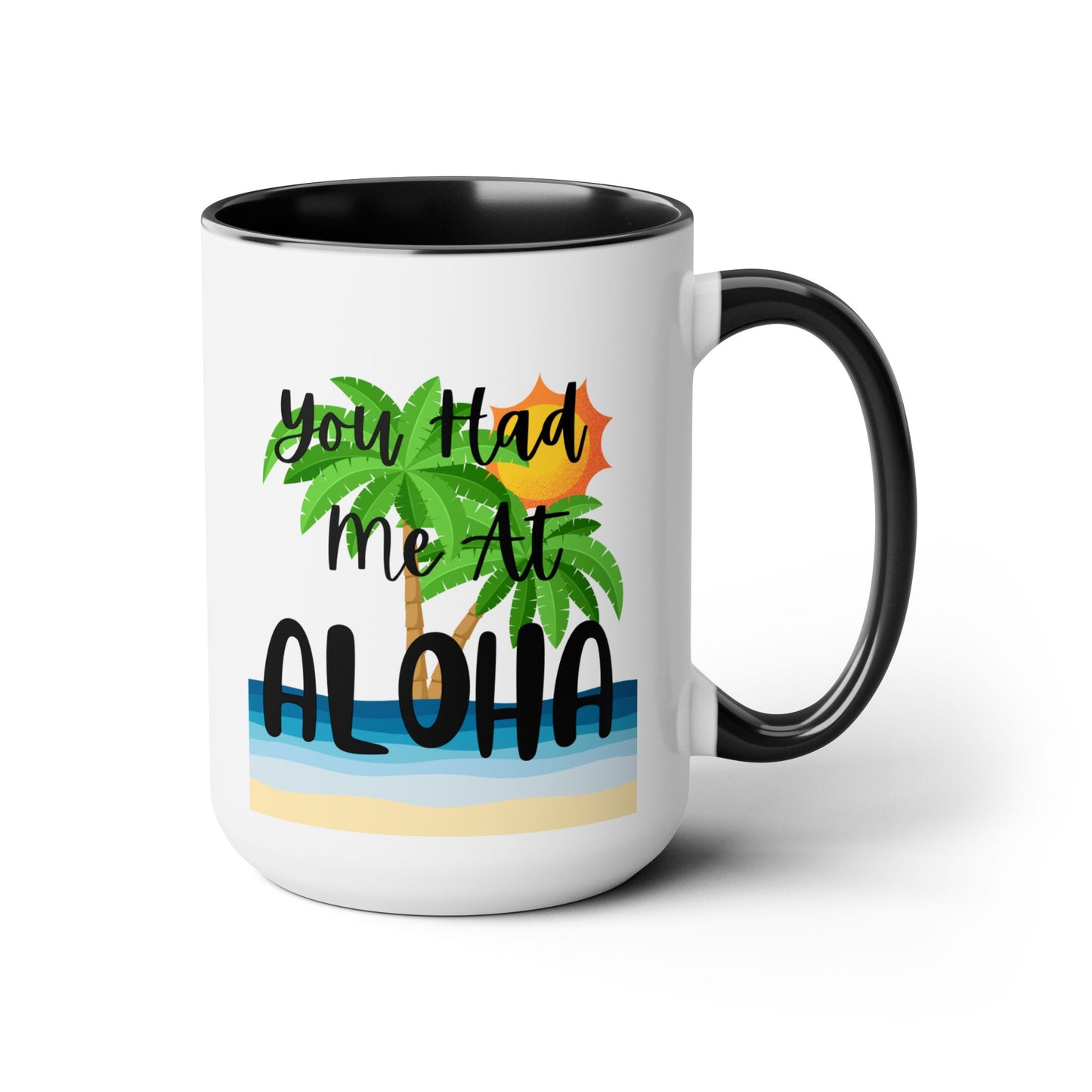 Aloha Coffee Mug, Hawaiian Coffee Mug, Coffee Lover Gift, Gift For Coffee Drinker, Girlfriend Gift, Coffee Drinker Gift, Hawaiian Party Gift