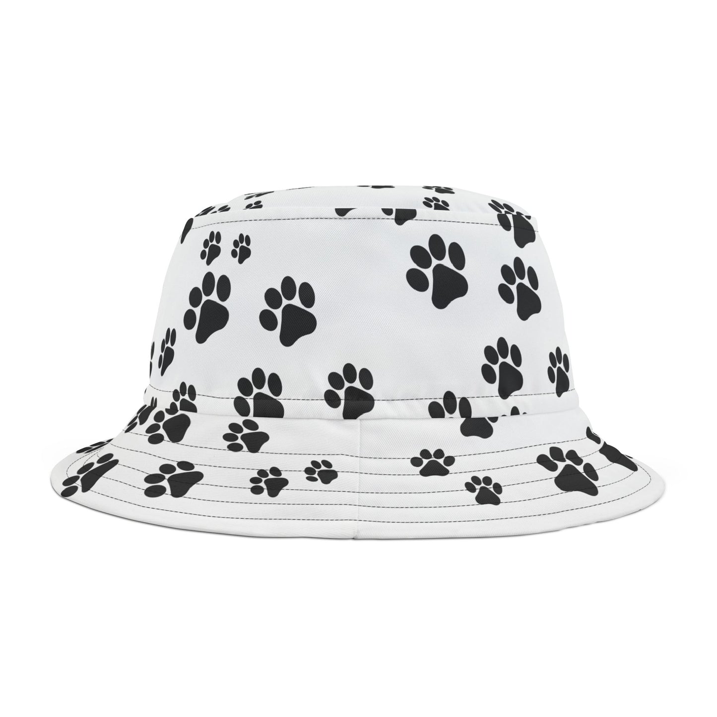 Bucket Hat with Dog Paw Print, Fathers Day Gift for Dad, Dog Lover Gift, Gift For Dog Lover, Fun Bucket Hat, Personalized Sun Hat, Beach Hat