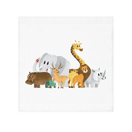 Burp Cloth, Baby Shower Gift, Safari Burp Cloths, Gift for New Mom, Soft Burp Rag for Baby, Gift for Baby Shower, Baby Gift