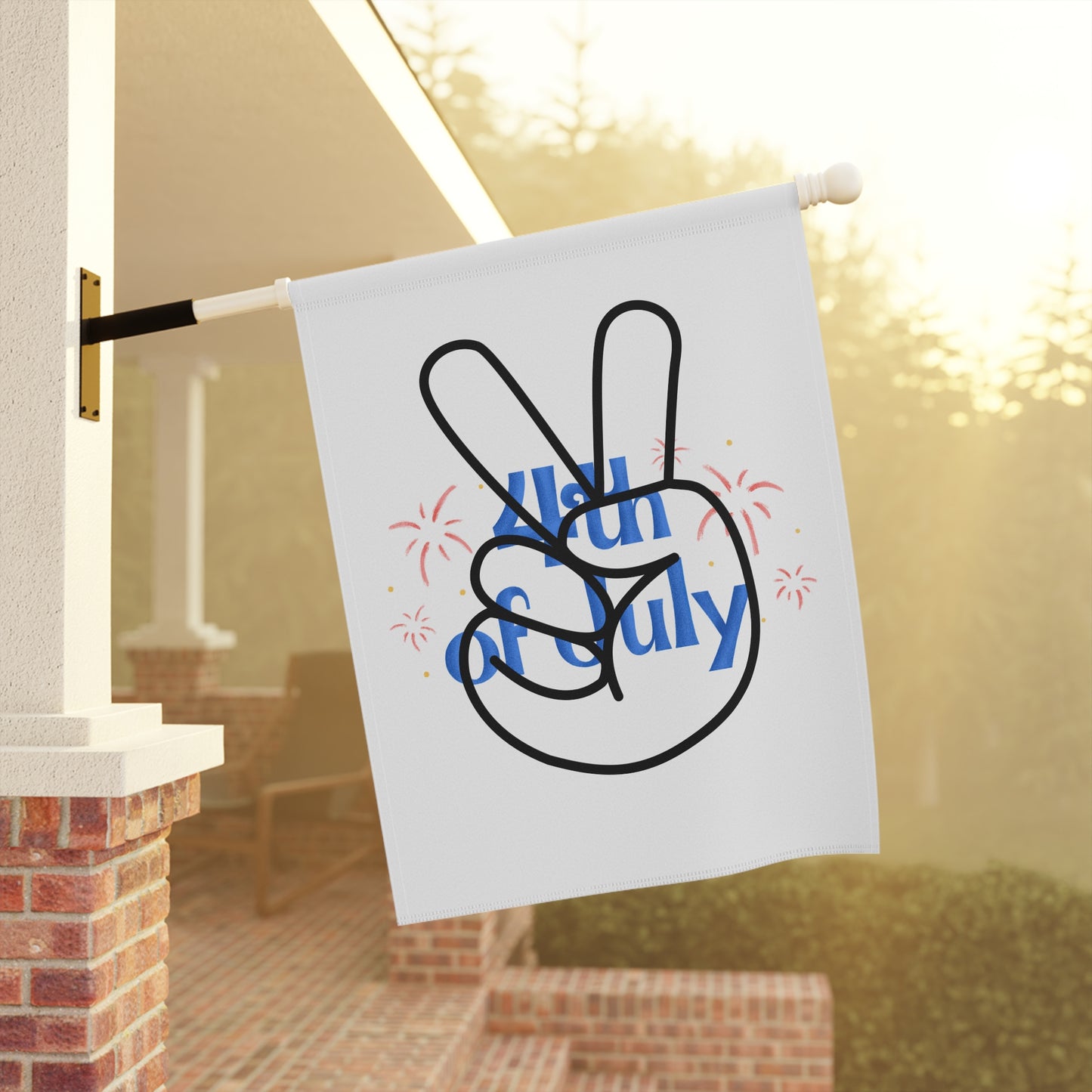 4th of July Flag, Independence Day House Banner, 4th of July Garden Flag, Fourth of July Flag, Patriotic Peace Flag, 4th of July Banner