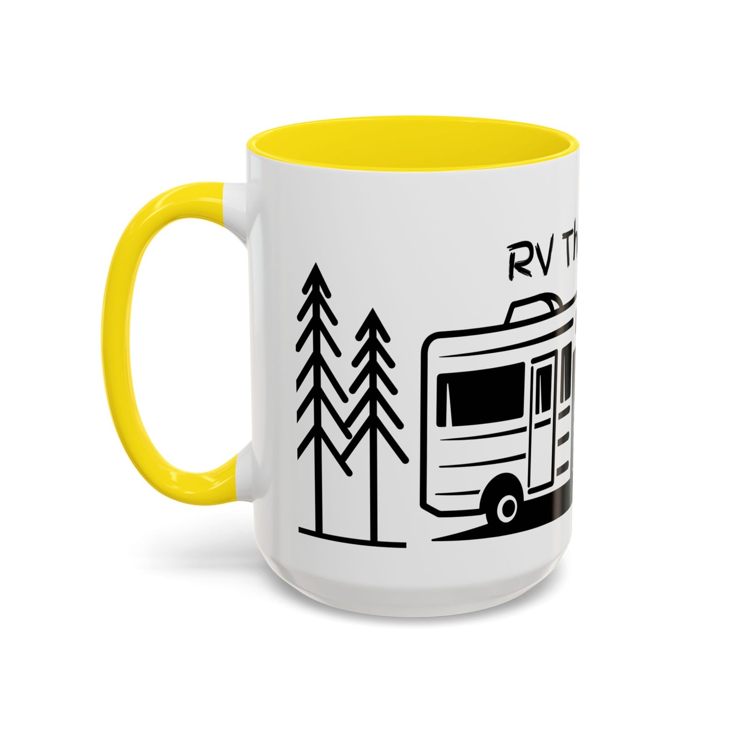 Camper Coffee Mug, Camping Coffee Mug, Camp Kitchen Mug, RV There Yet Mug, Gift for Camper, Gift for RV Lover Gift, RV Gift Idea