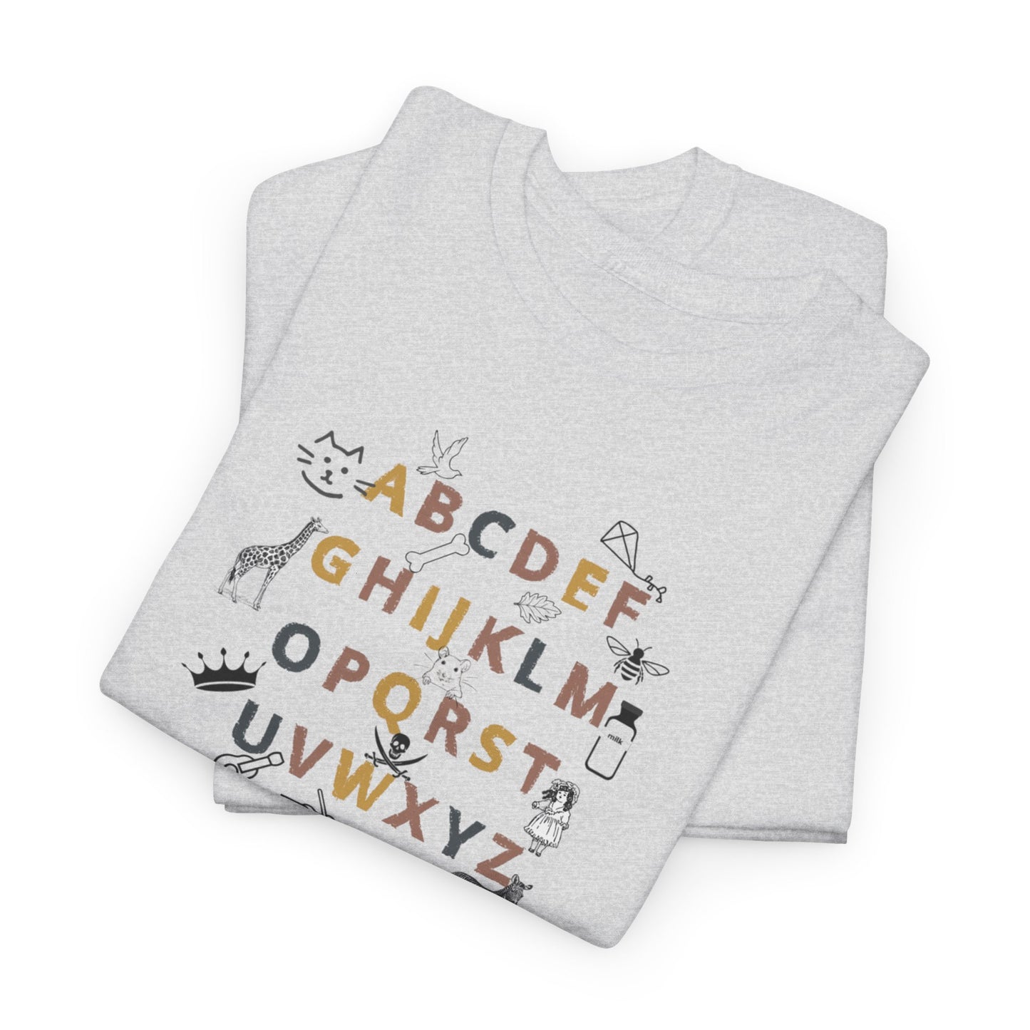 First Grade Teacher T Shirt, Alphabet T Shirt For Teacher, Cotton T Shirt, S-5XL sizes, Back to School Gift for Teacher, Soft Cotton Tee, Alphabet T Shirt