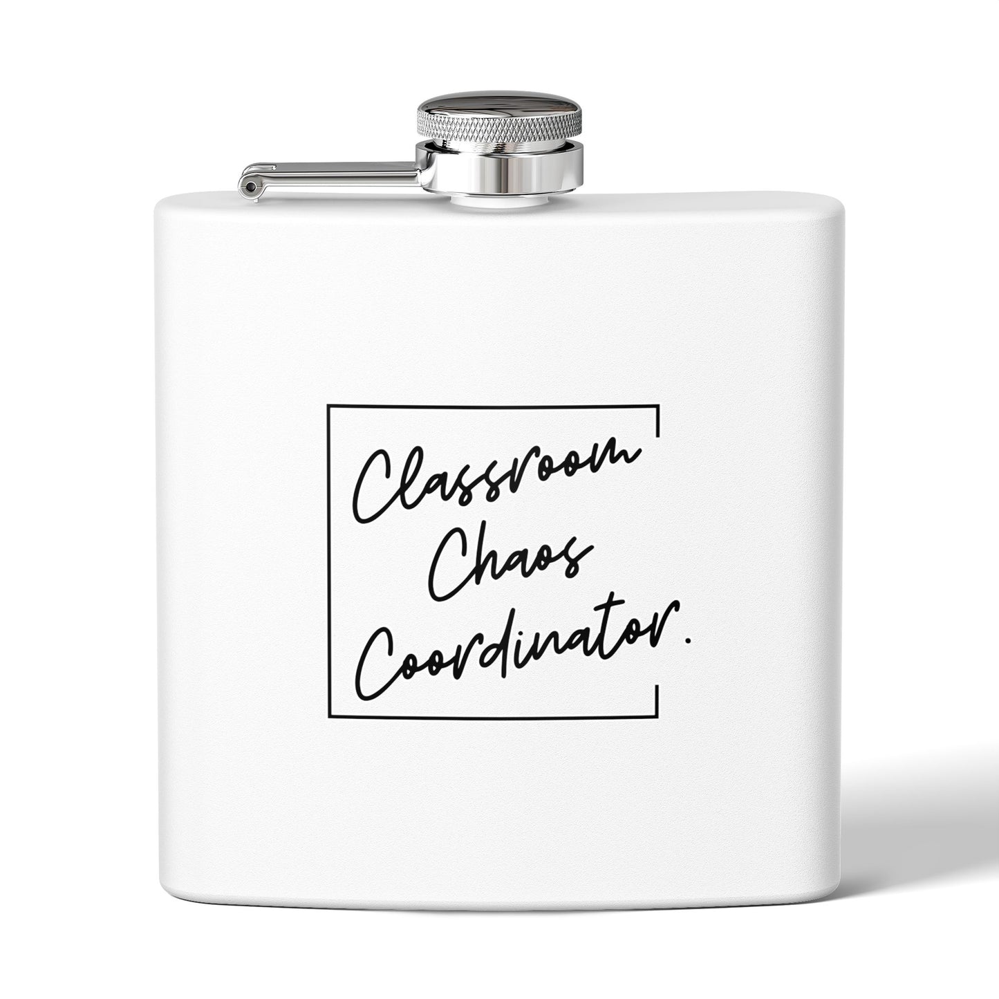 Stainless Steel Flask for Teachers, Funny Teacher Gift, Sarcastic Teacher Flask, Educator Flask, Teacher Appreciation, Teacher Retirement Gift, Custom Flask