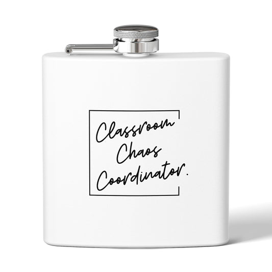 Stainless Steel Flask for Teachers, Funny Teacher Gift, Sarcastic Teacher Flask, Educator Flask, Teacher Appreciation, Teacher Retirement Gift, Custom Flask