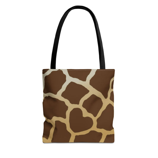 Grocery Tote Bag, Giraffe Tote Bag, Shopping Tote, Grocery Bag, Activity Bag, Book Bag, Book Tote, Canvas Bag, Animal Print Tote Bag