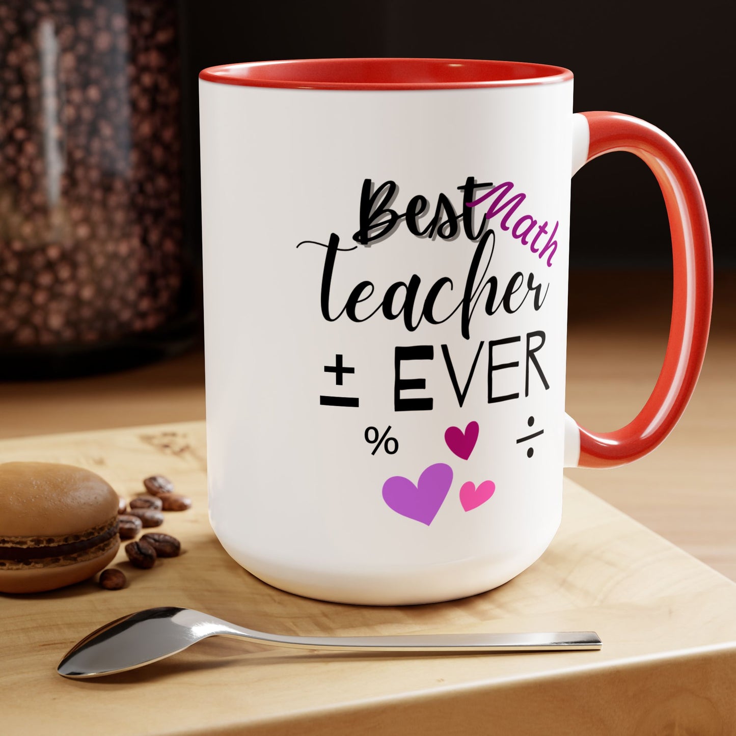 Personalized Teacher Coffee Mug, Coffee Mug, Coffee Lover Gift, Gift For Math Teacher, Graduation Gift For Teacher, Best Math Teacher Gift For Appreciation, PTA Gift Mug for Teacher