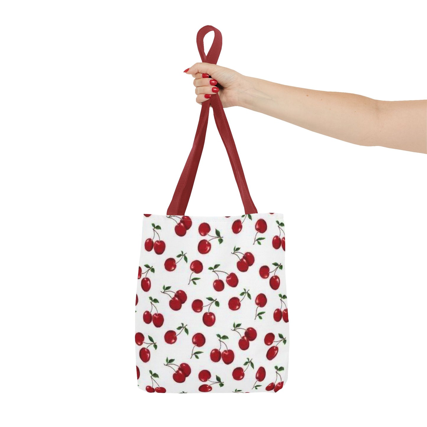 Cherry Tote Bag, Shopping Tote, Grocery Tote Bag, Activity Bag