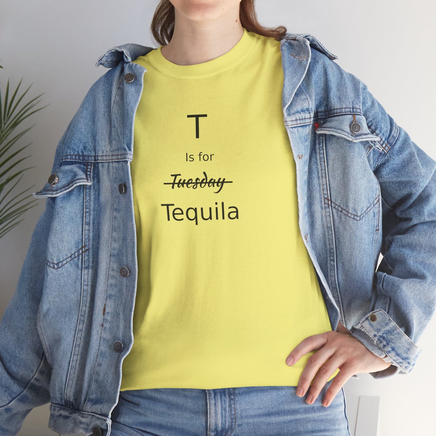 Tequila Lover's Gift, T is for Tequila Cotton Tee, Woman's T Shirt, T Shirt for Men, T Shirt for Women, Men's Tee, Funny T Shirt, Tequila Drinkers Gift, T Shirt for Drinker