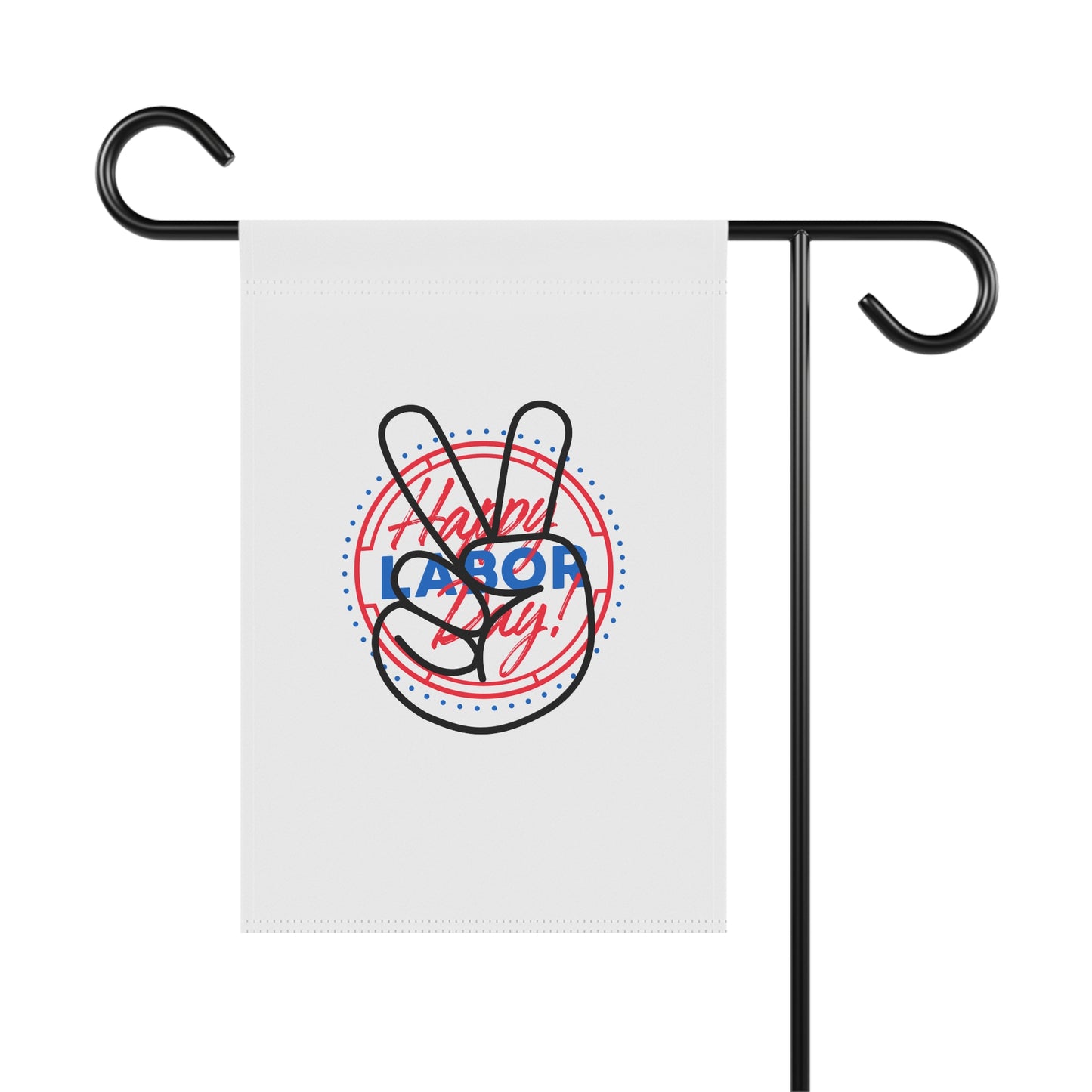 Labor Day Flag, Labor Day House Banner, Labor Day Garden Flag, Peace Flag, Patriotic Peace Flag, Labor Day Banner