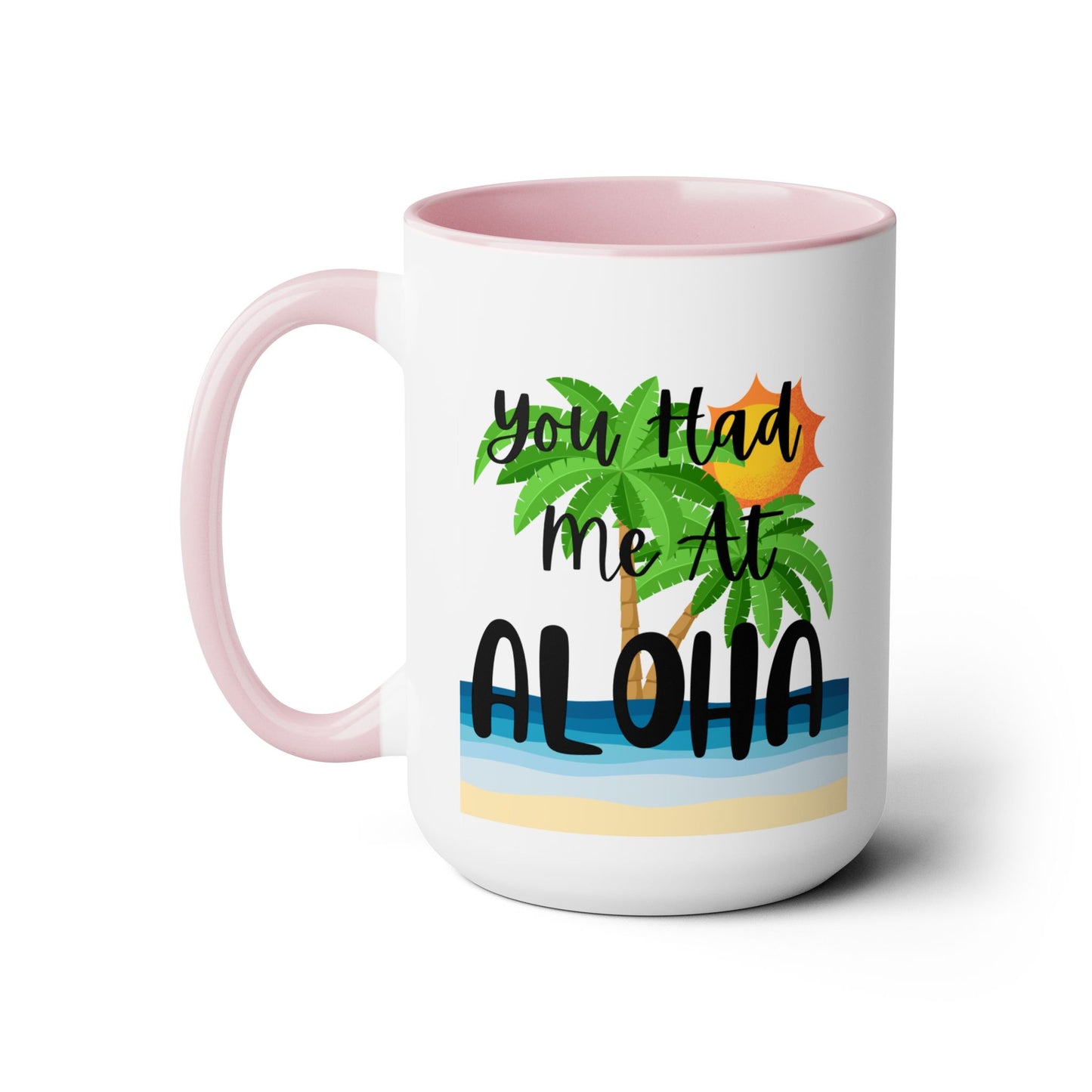 Aloha Coffee Mug, Hawaiian Coffee Mug, Coffee Lover Gift, Gift For Coffee Drinker, Girlfriend Gift, Coffee Drinker Gift, Hawaiian Party Gift