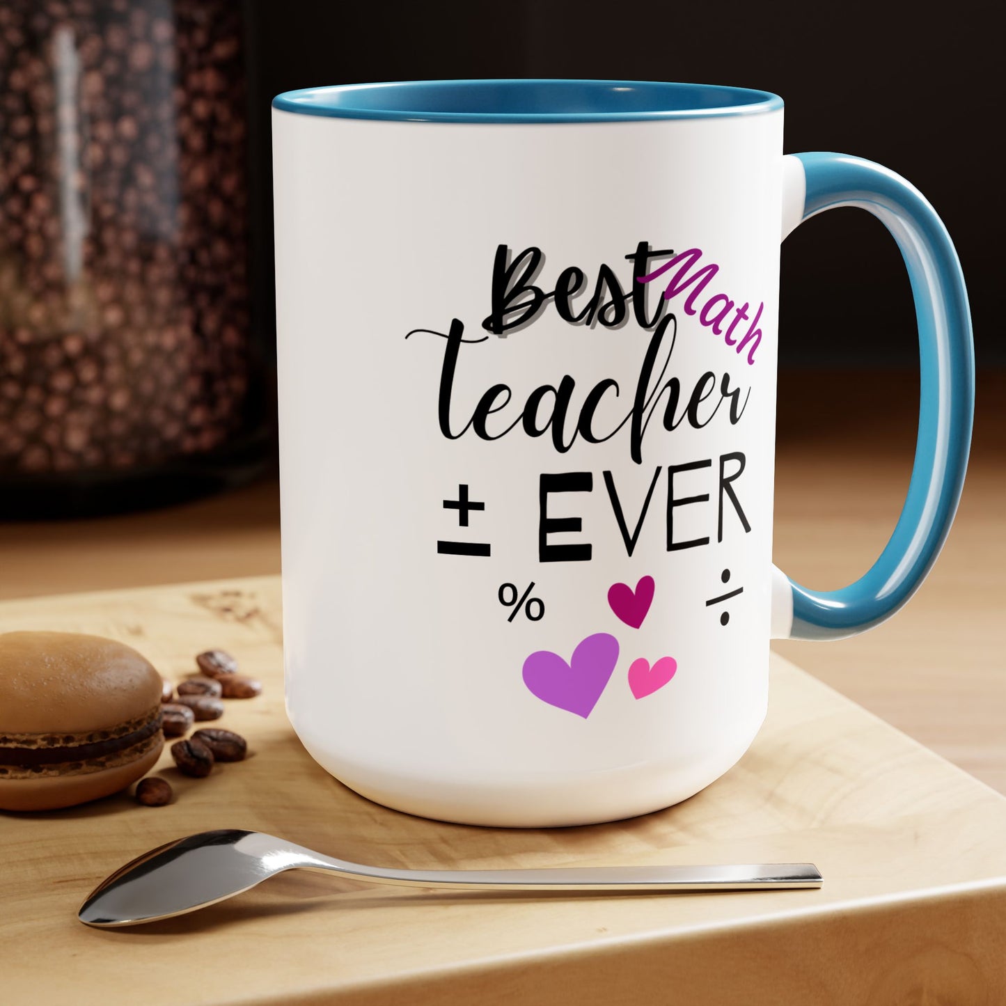 Personalized Teacher Coffee Mug, Coffee Mug, Coffee Lover Gift, Gift For Math Teacher, Graduation Gift For Teacher, Best Math Teacher Gift For Appreciation, PTA Gift Mug for Teacher