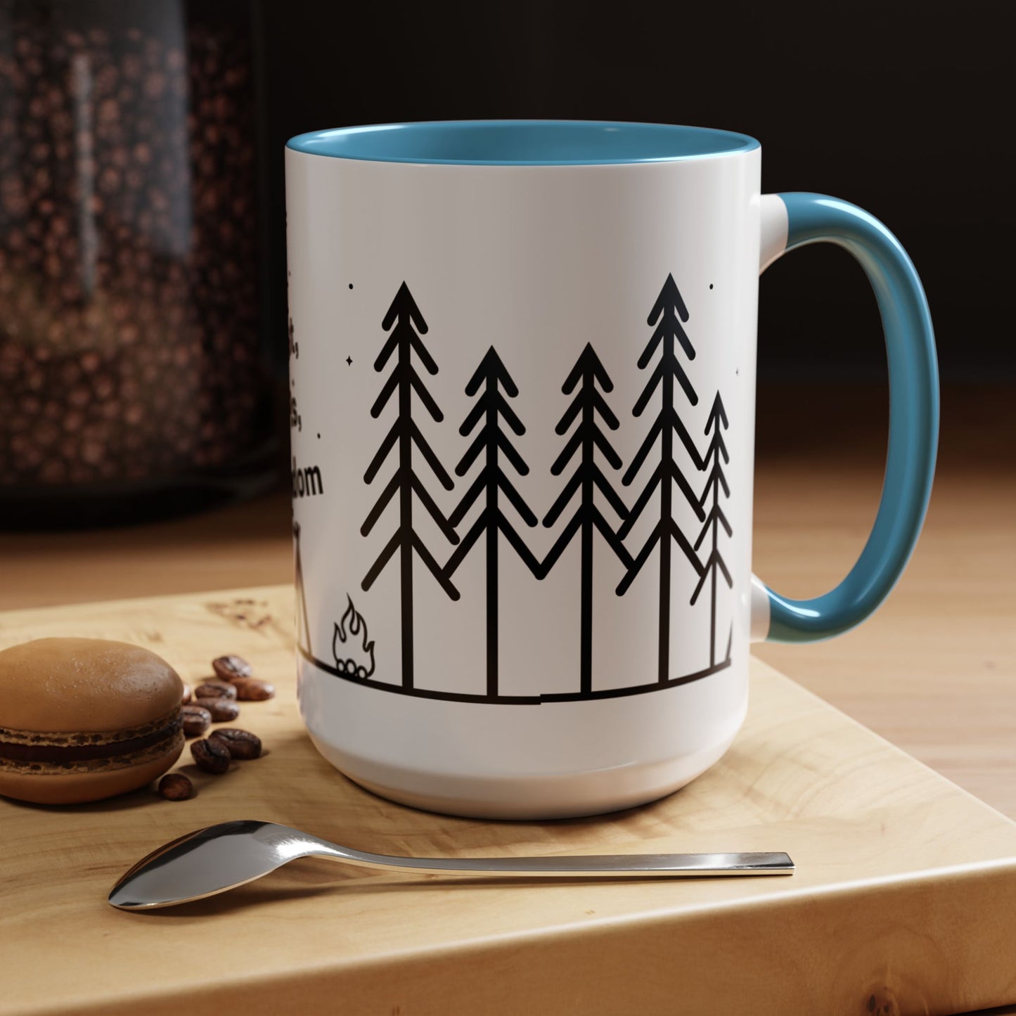 Camping Coffee Mug, Camp Kitchen Mug, Camper Coffee Mug, Forest Farts Freedom Mug, Gift for Camper, Gift for Coffee Lover, RV Lover Gift