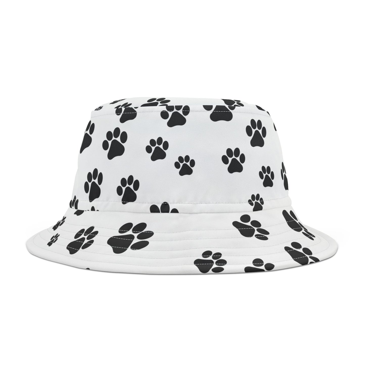 Bucket Hat with Dog Paw Print, Fathers Day Gift for Dad, Dog Lover Gift, Gift For Dog Lover, Fun Bucket Hat, Personalized Sun Hat, Beach Hat